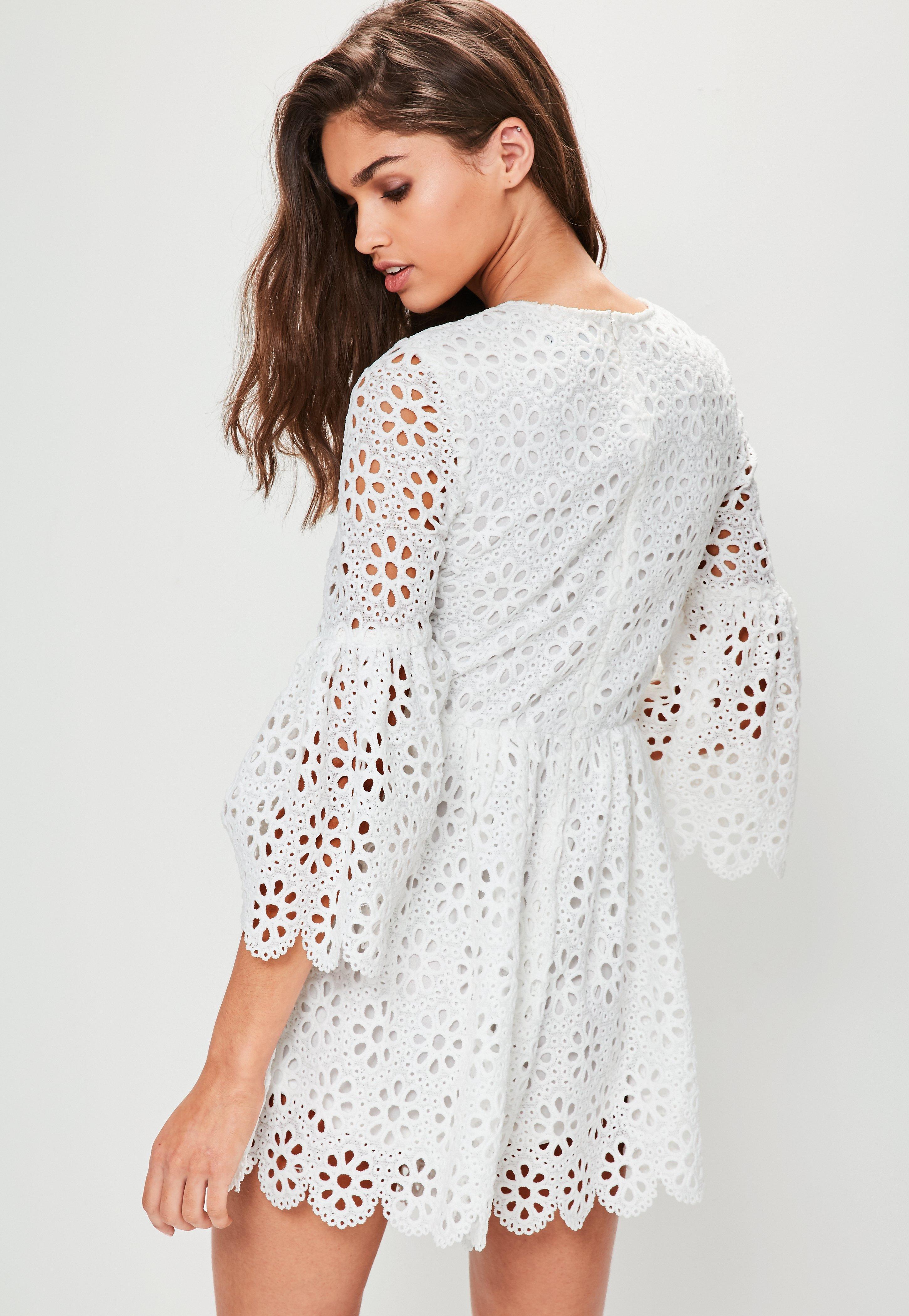 flare sleeve playsuit