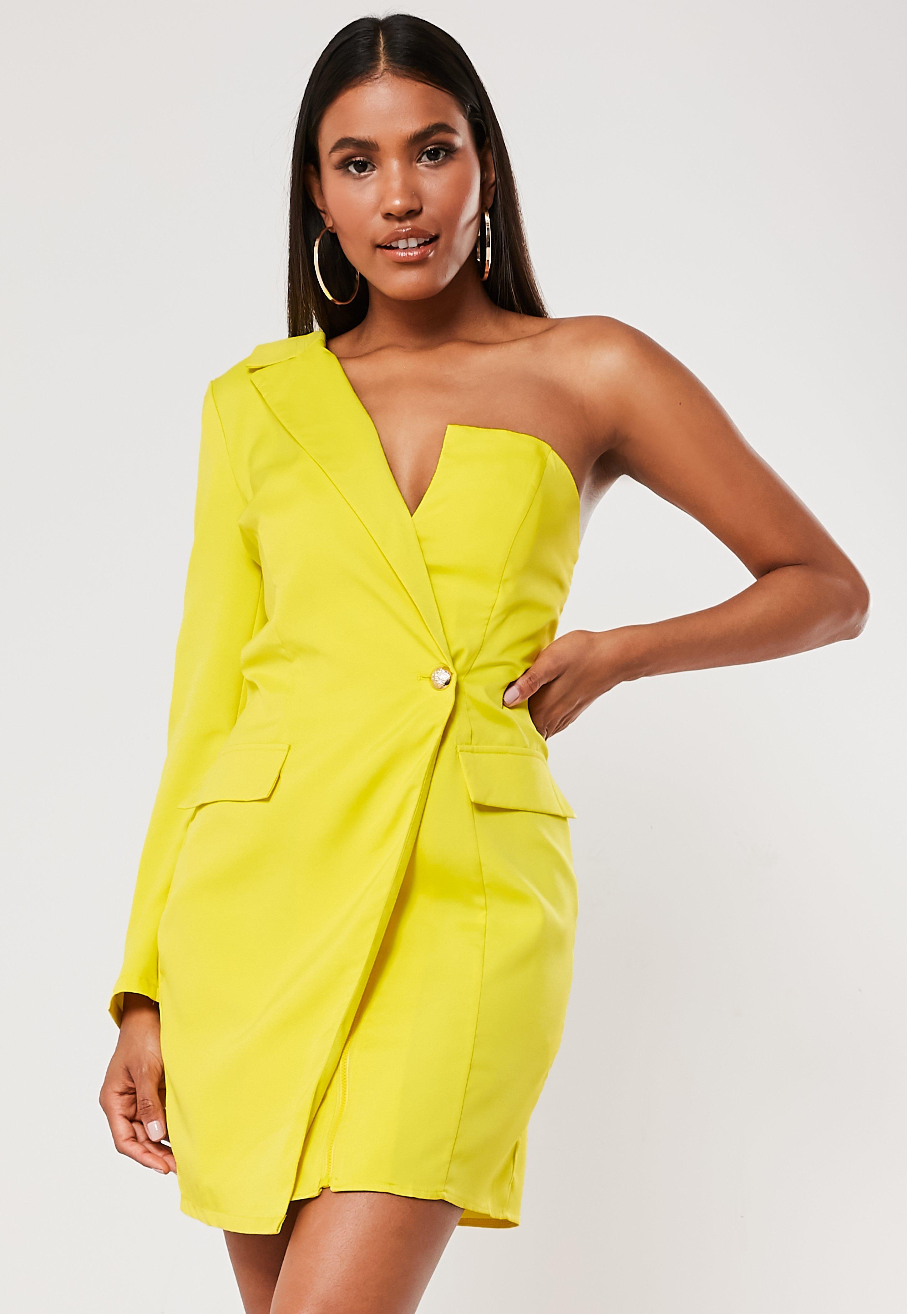 yellow dress blazer