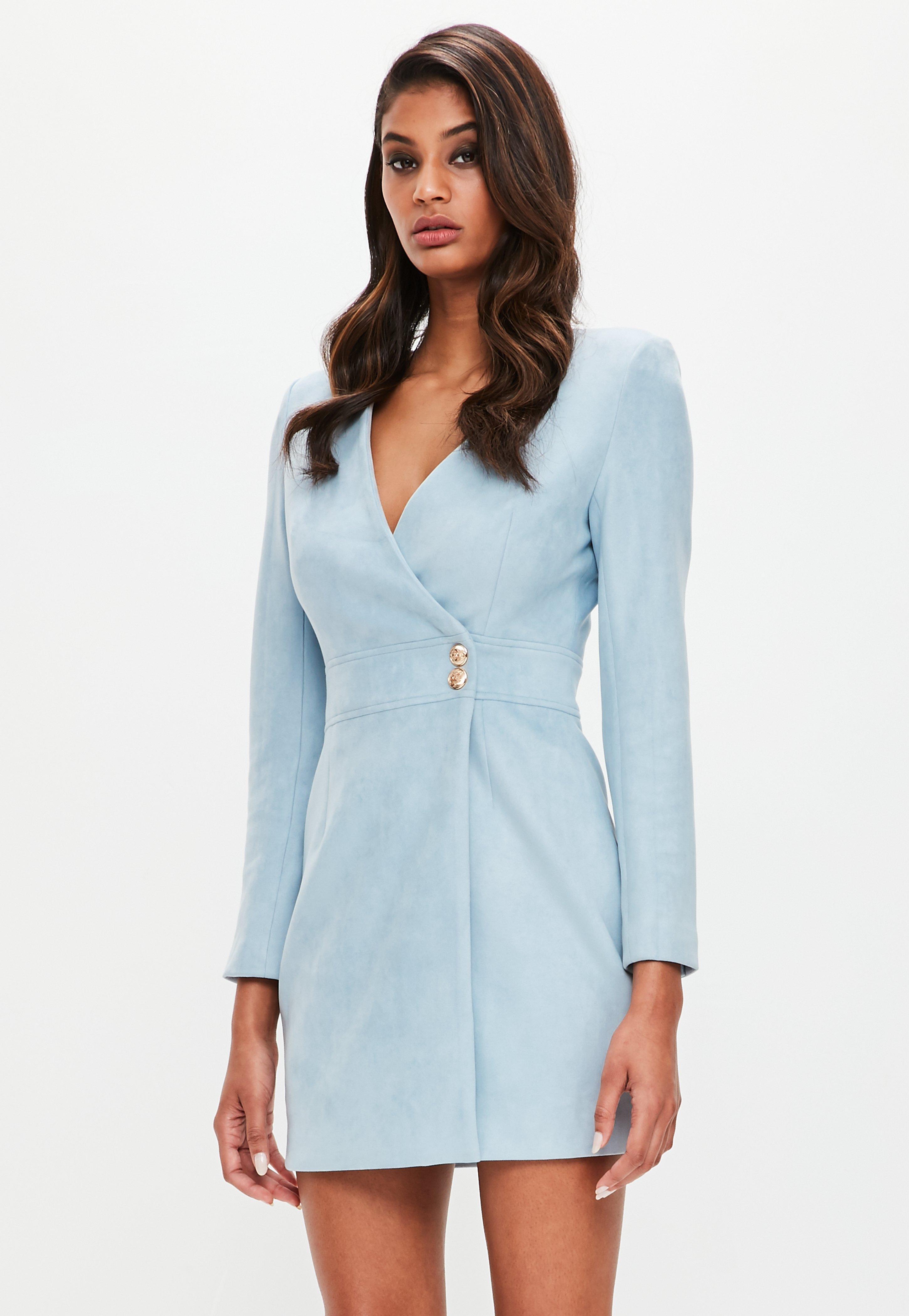 suede wrap dress