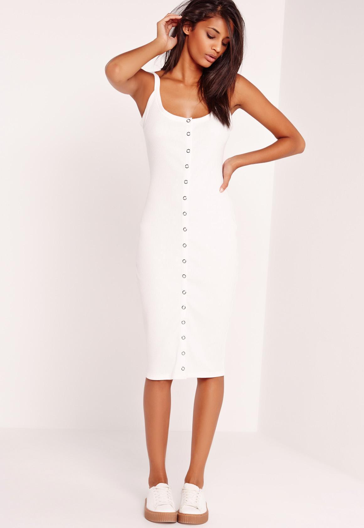 missguided popper dress