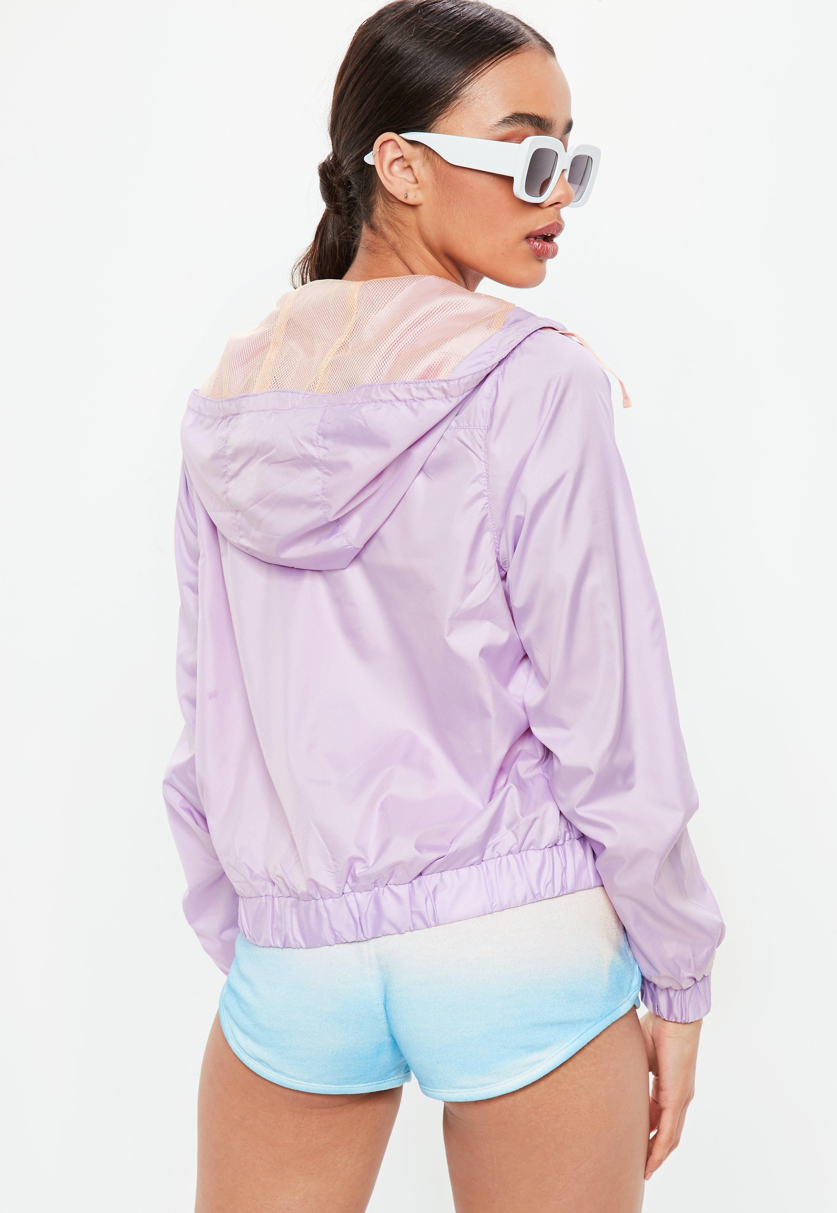 light purple windbreaker