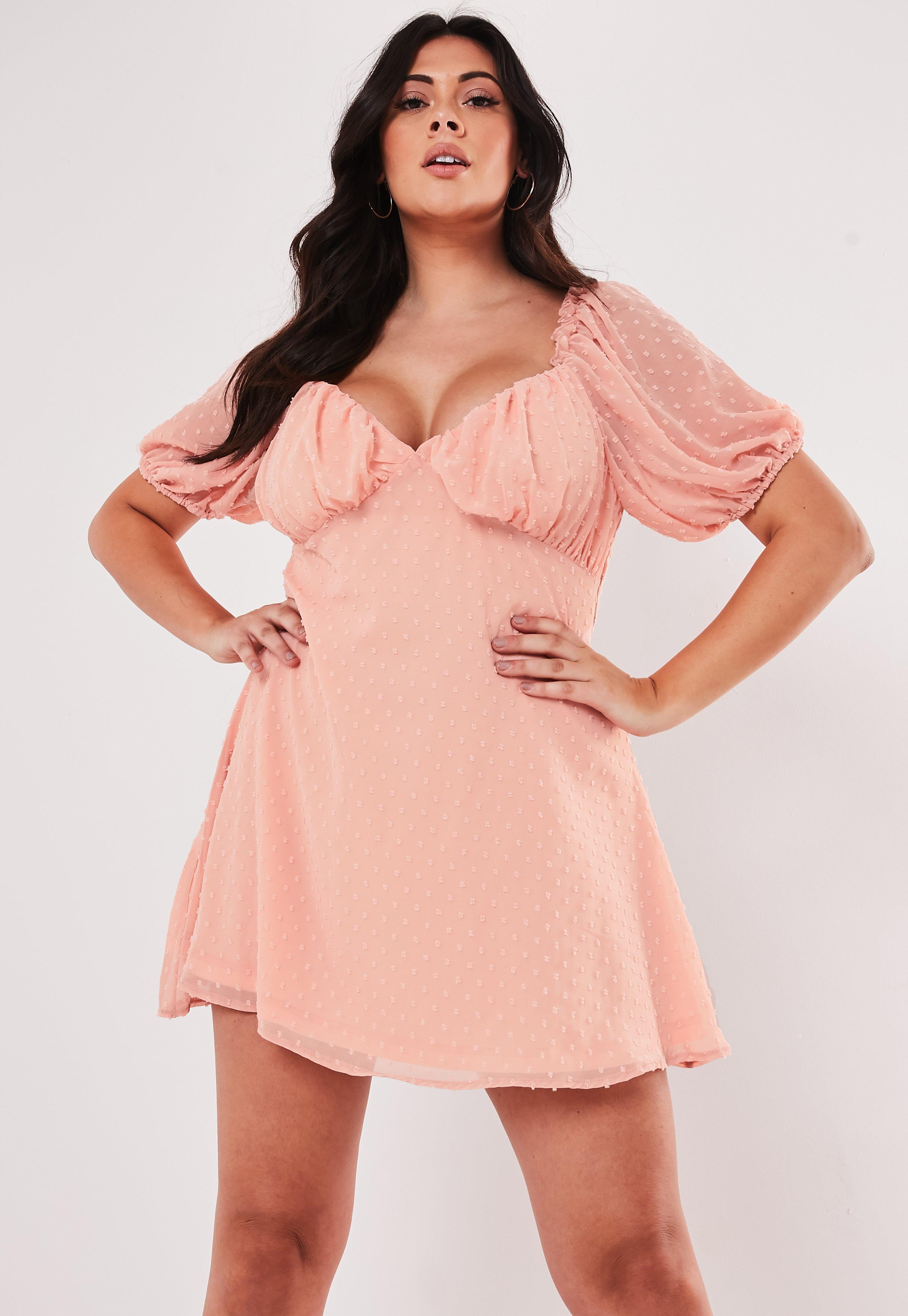 Milkmaid skater dress plus size Clearance
