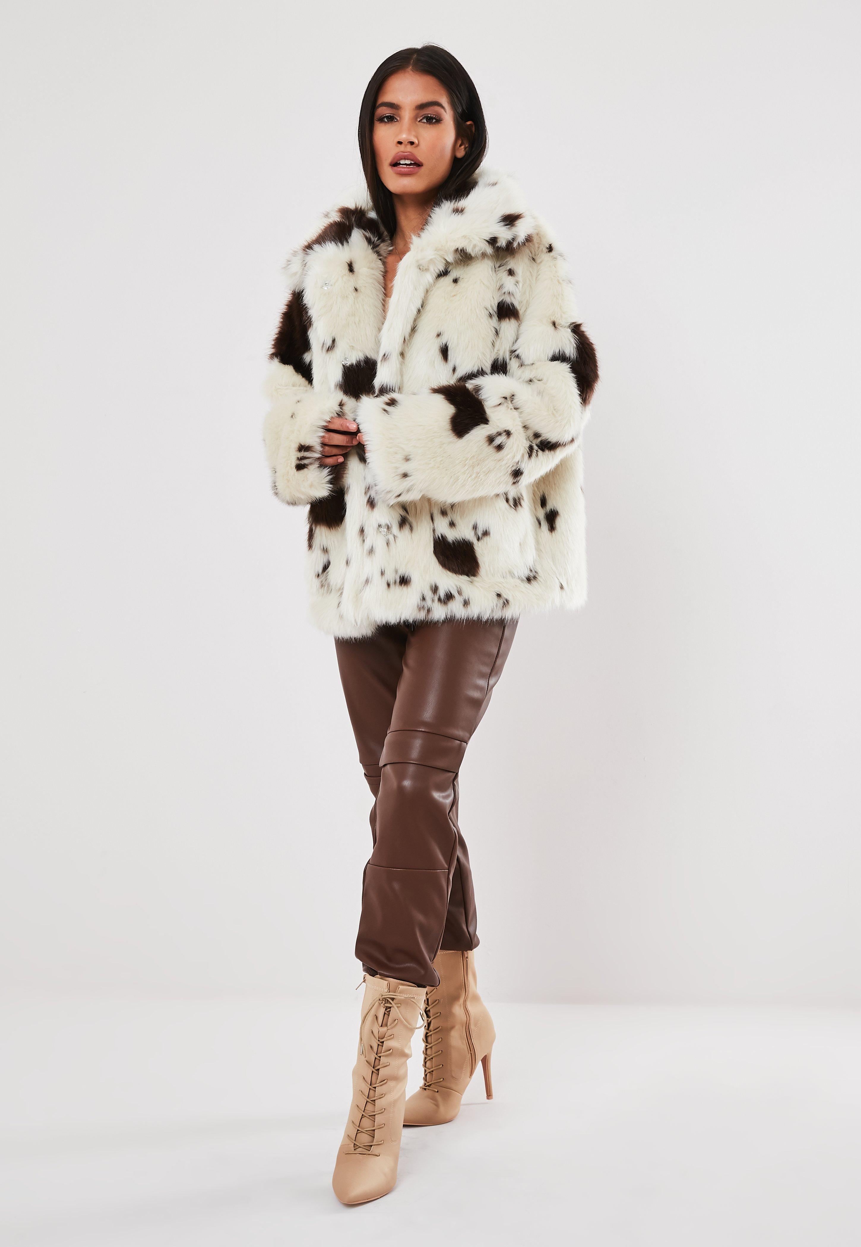 cow fur jacket