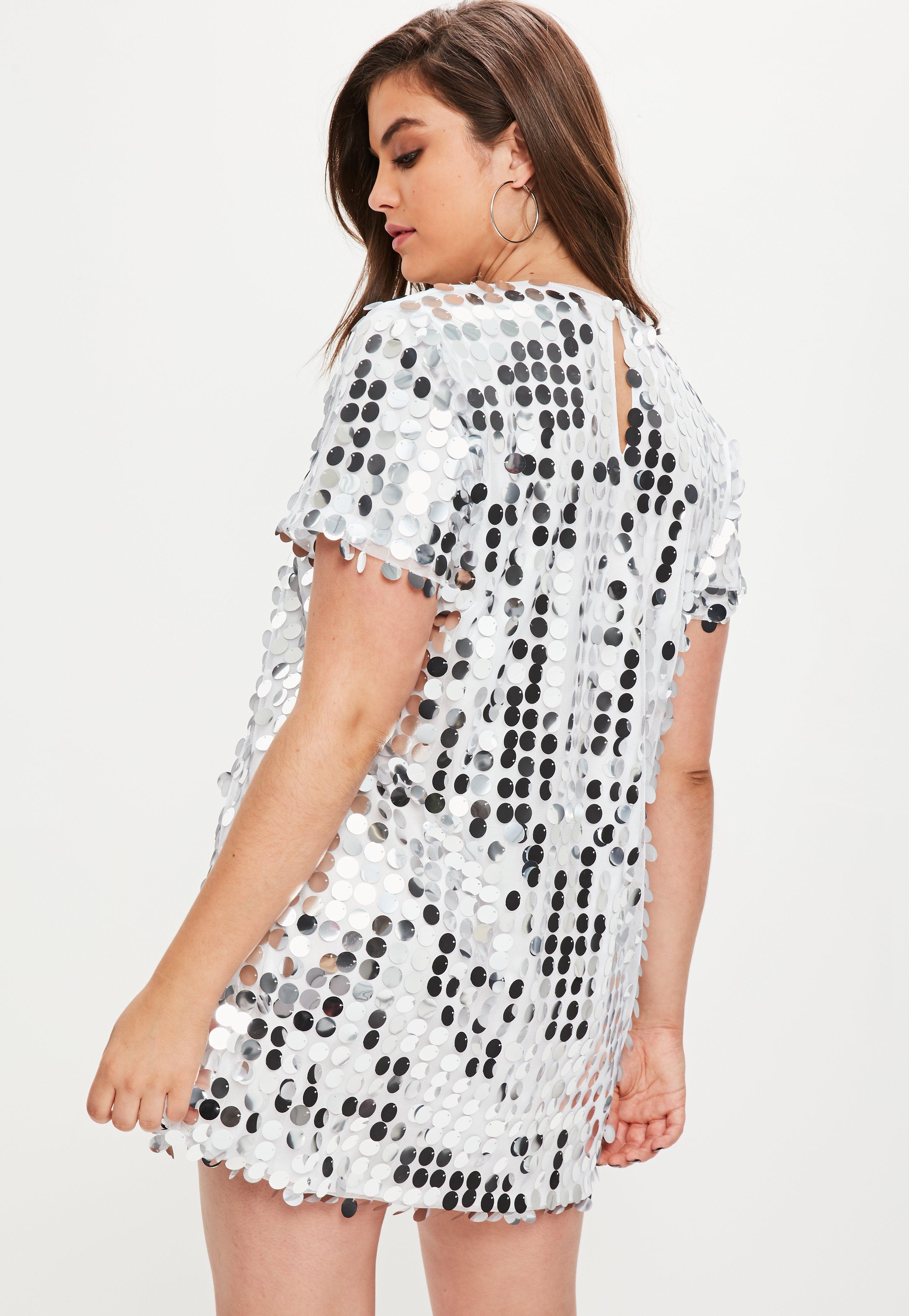 t shirt sequin dress