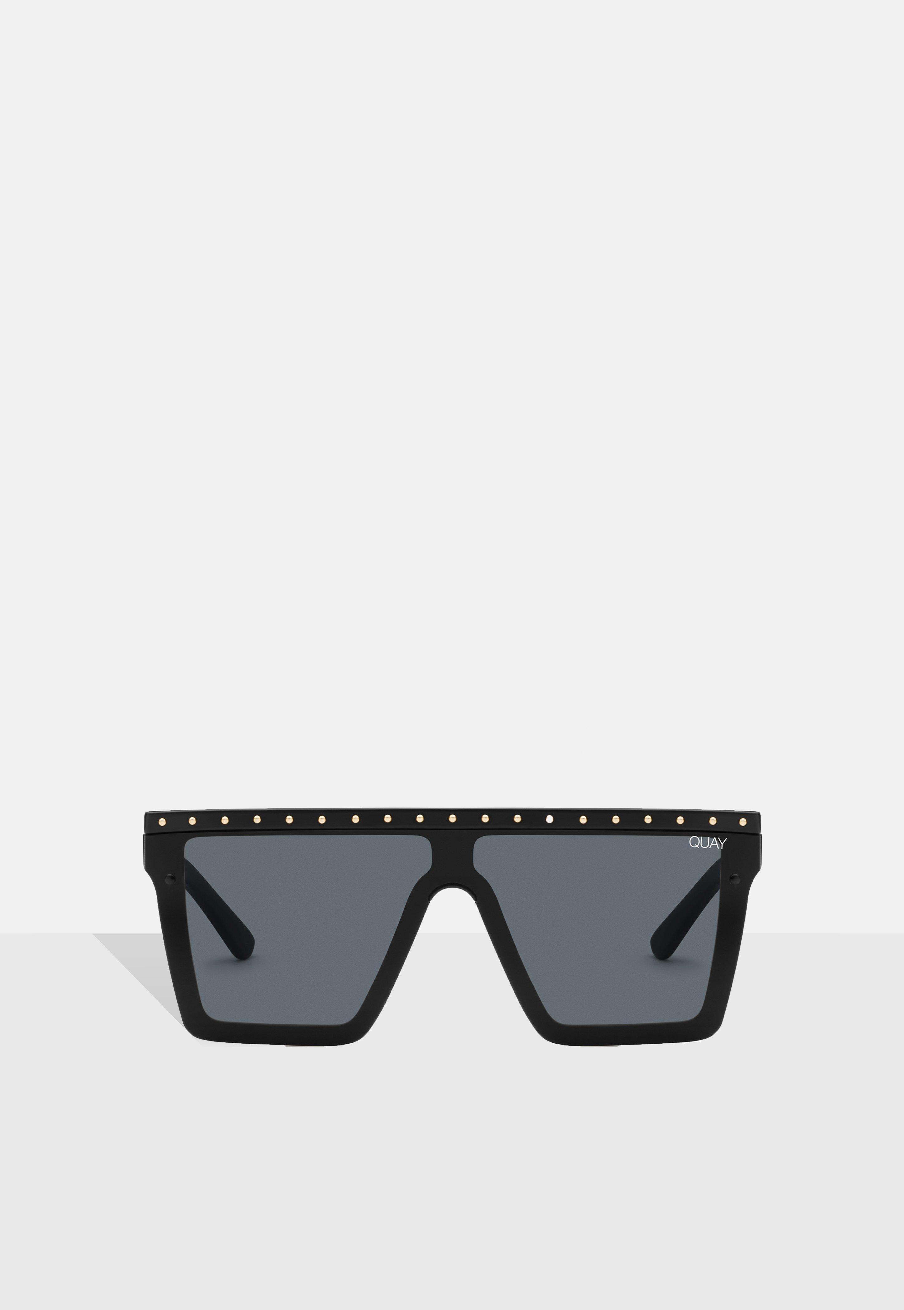 Quay X Jlo Hindsight Stud Sunglasses In Black Lyst