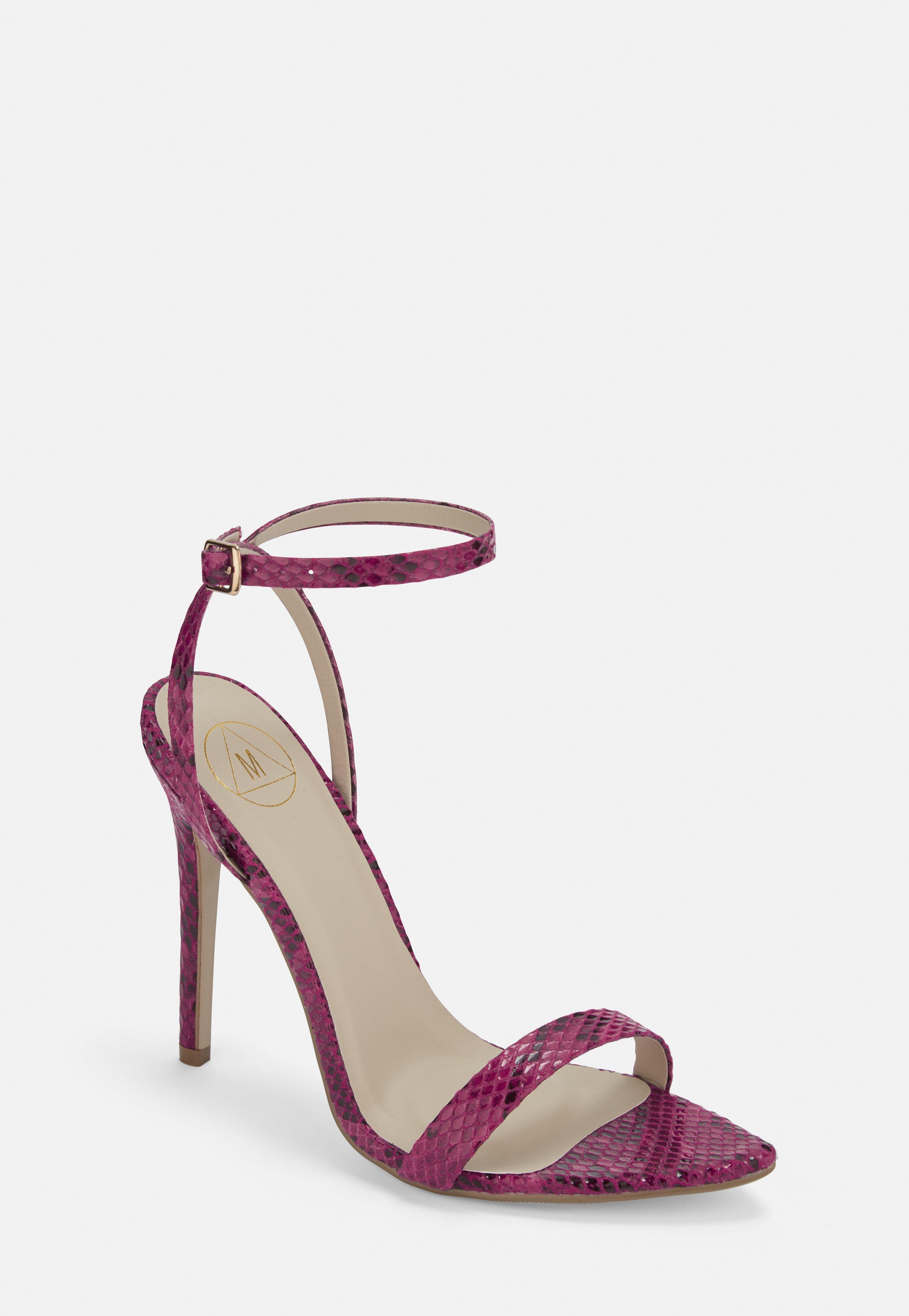 raspberry high heels