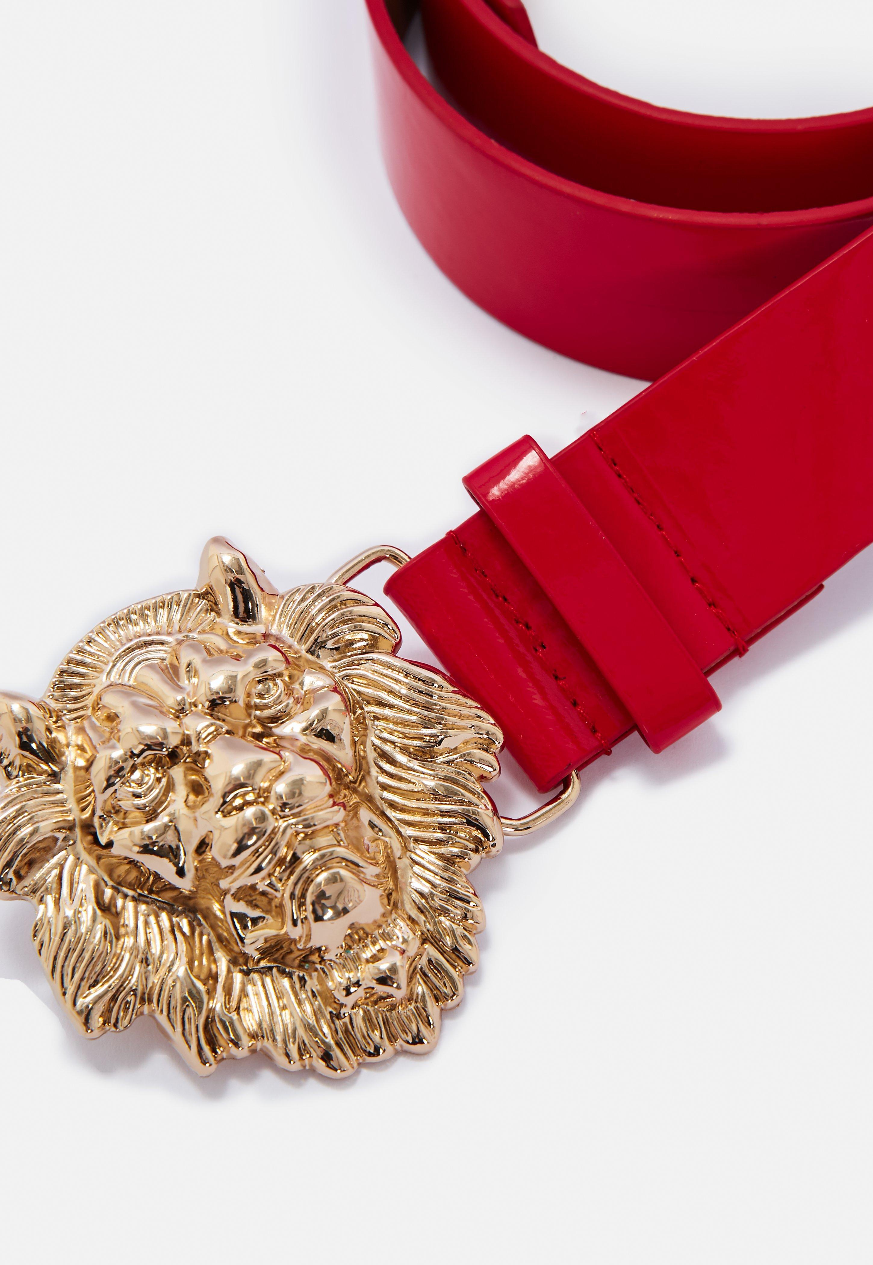 lion gucci belt