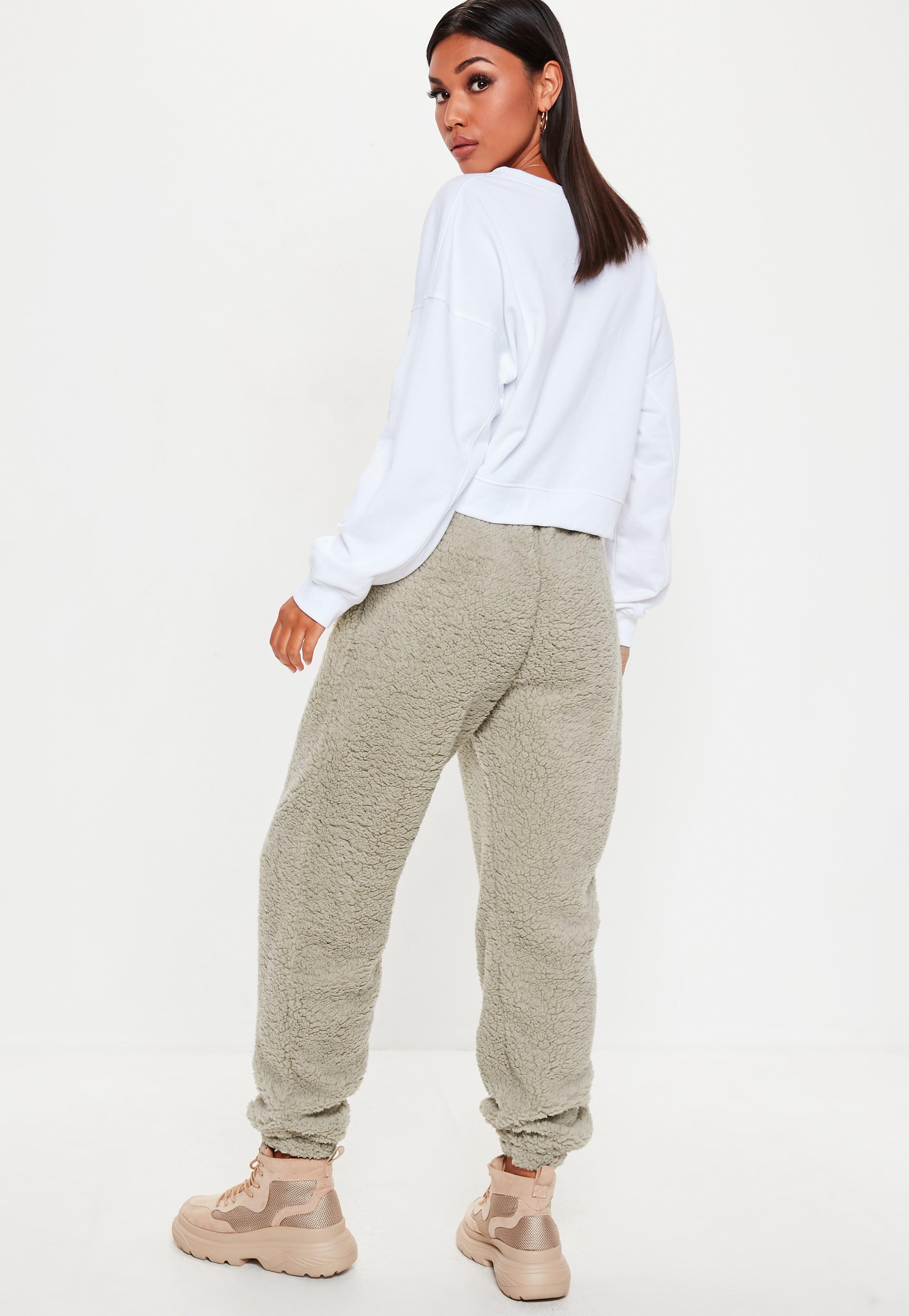 teddy joggers womens