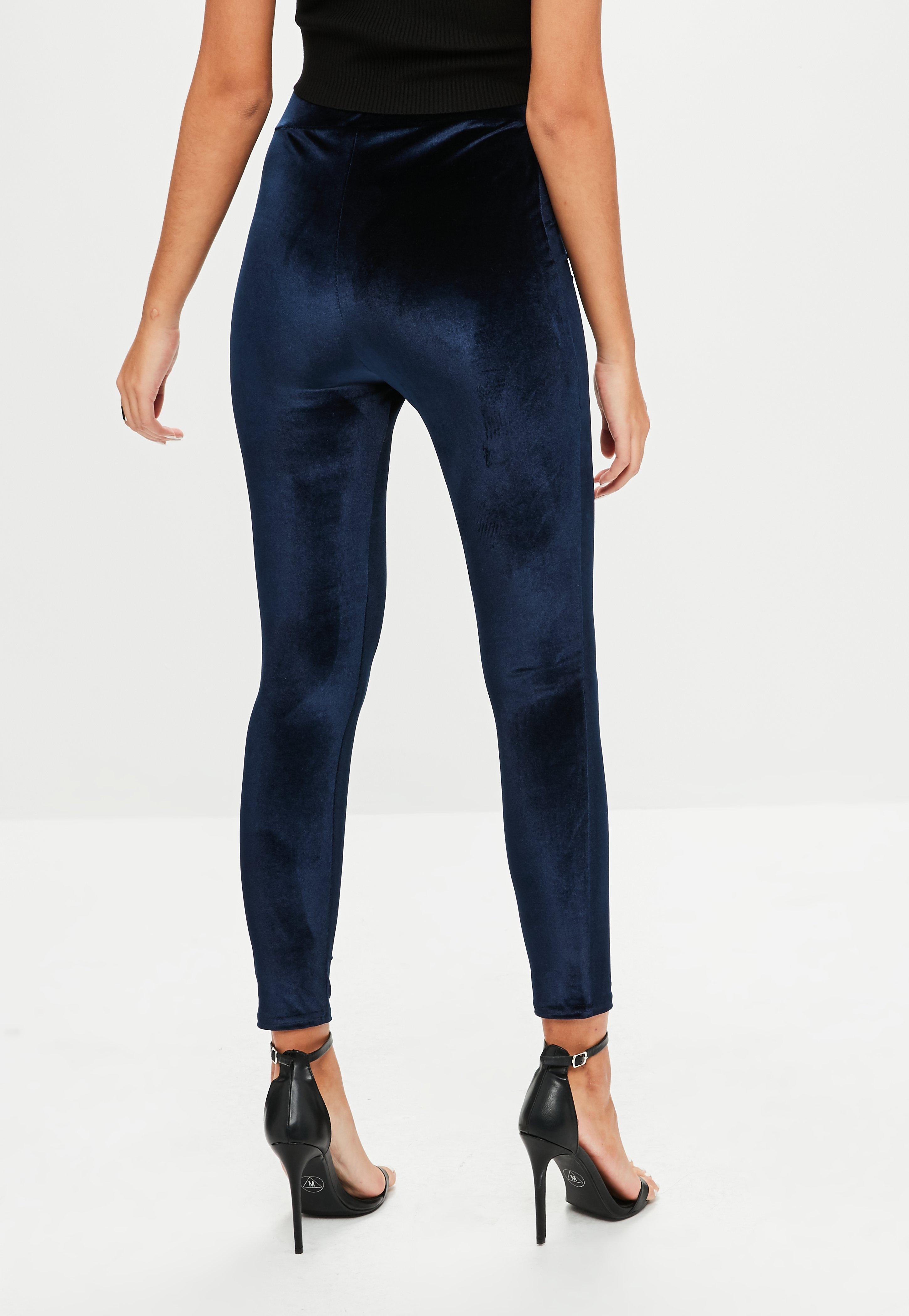 emerald velvet leggings