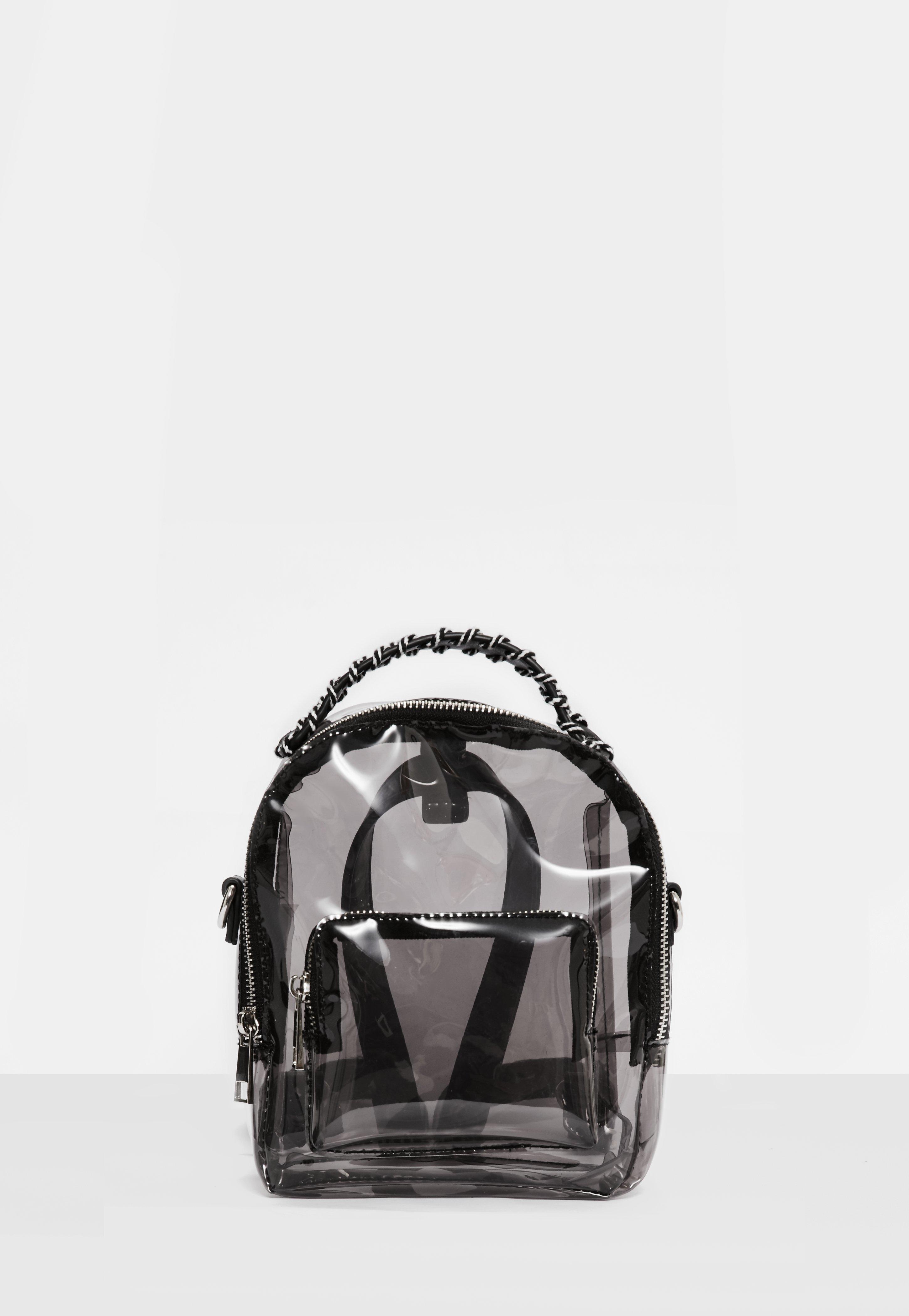 black perspex bag