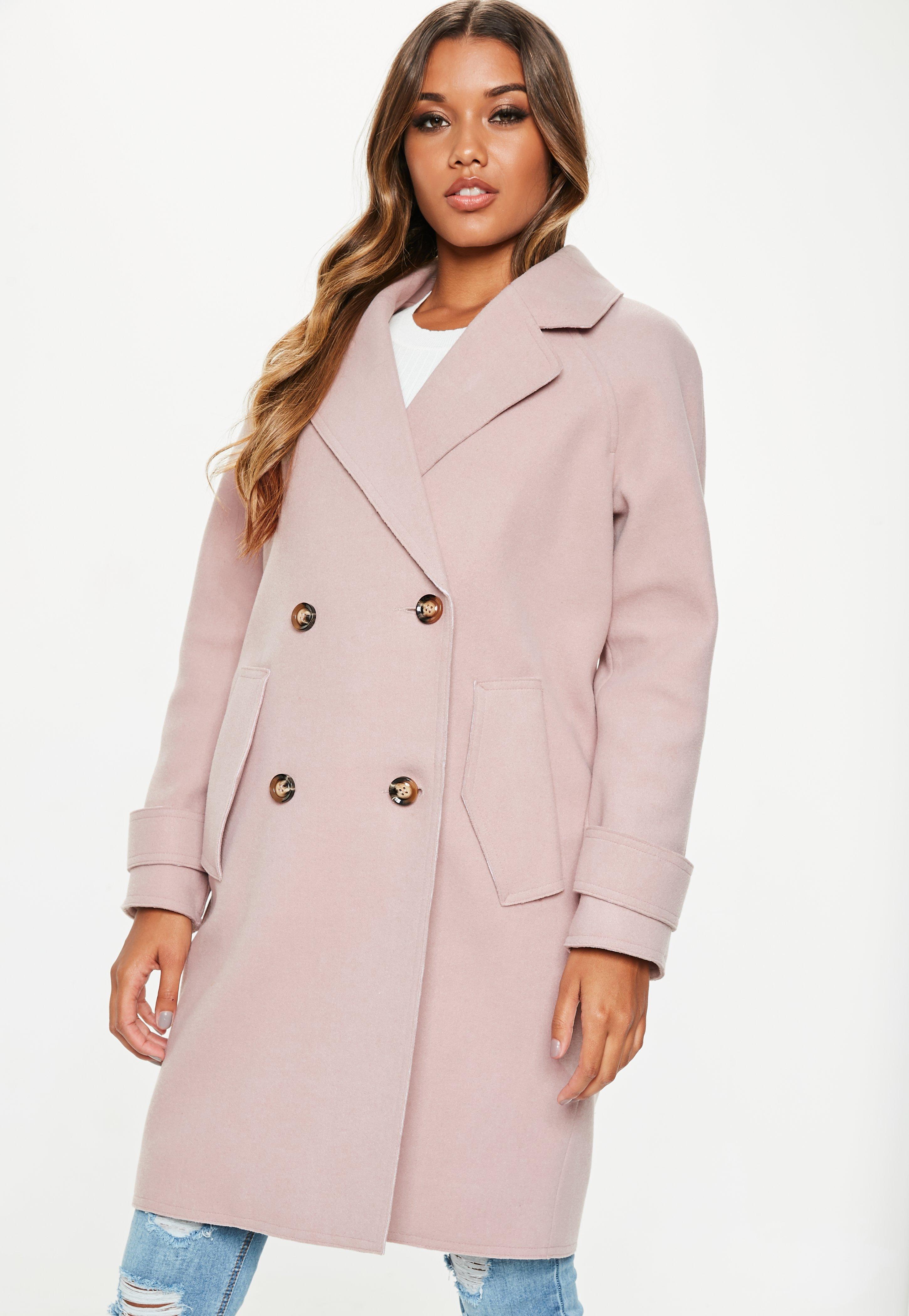 missguided cocoon coat