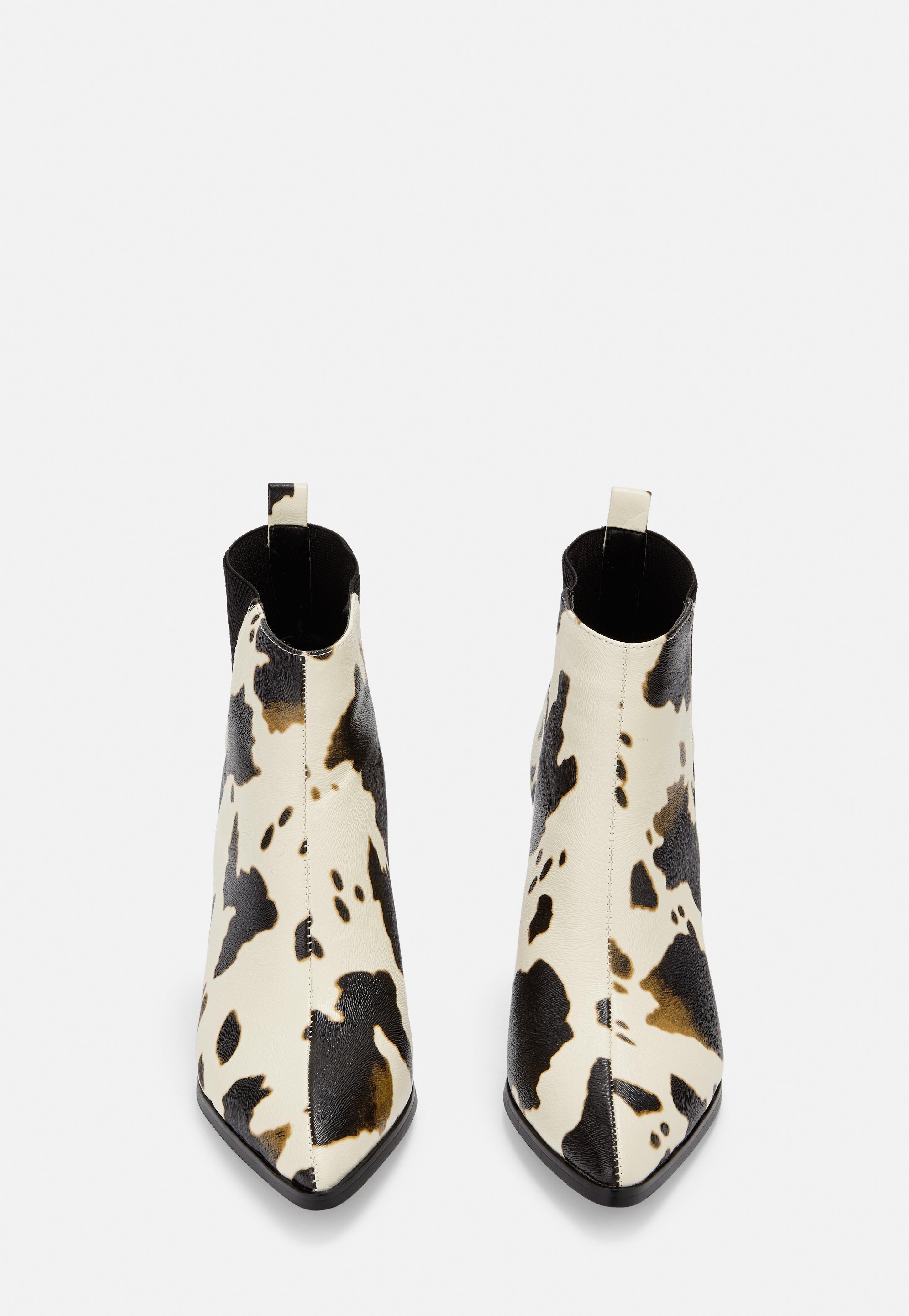 cow print boots