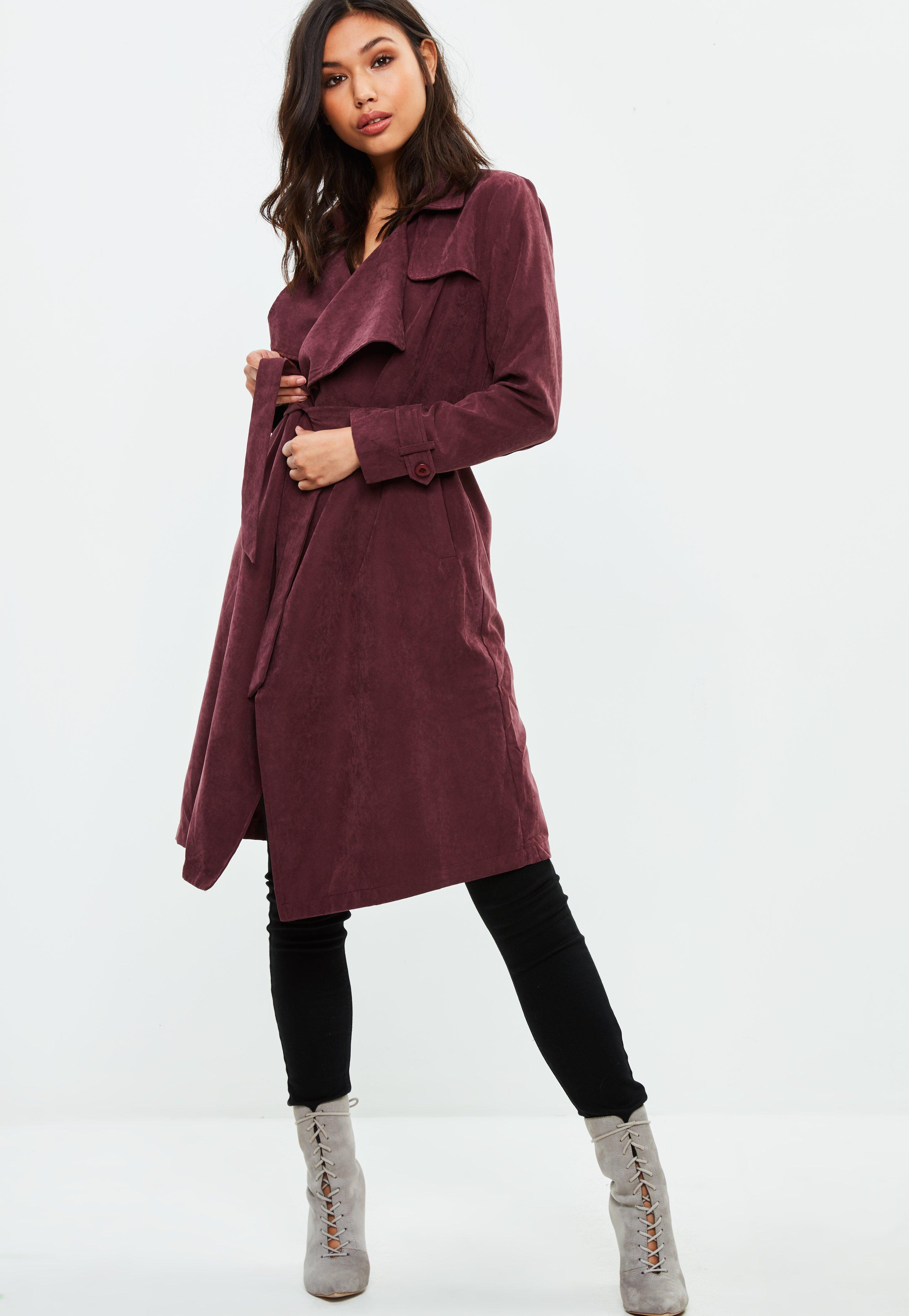 lilac duster coat