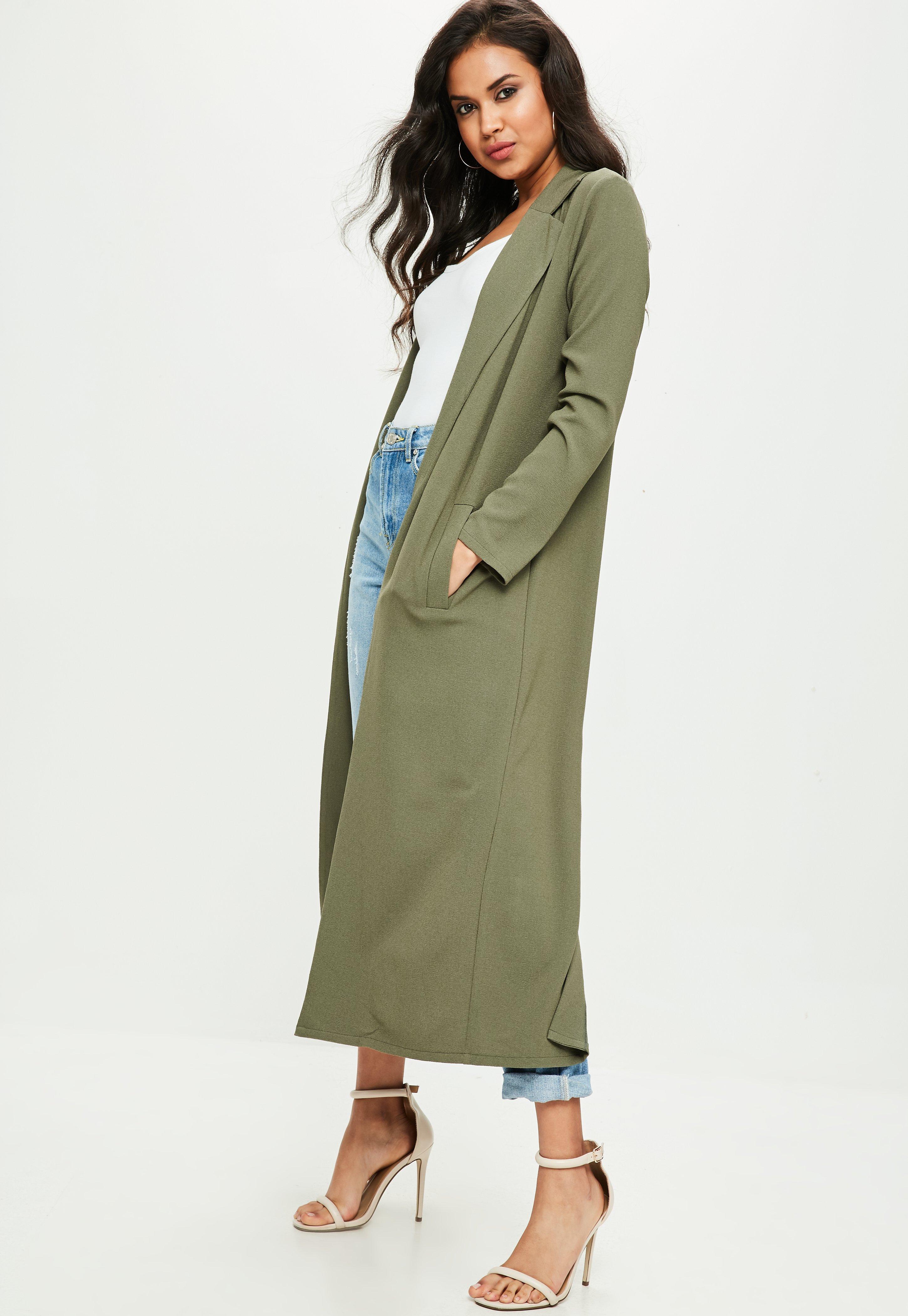 long sleeve maxi duster