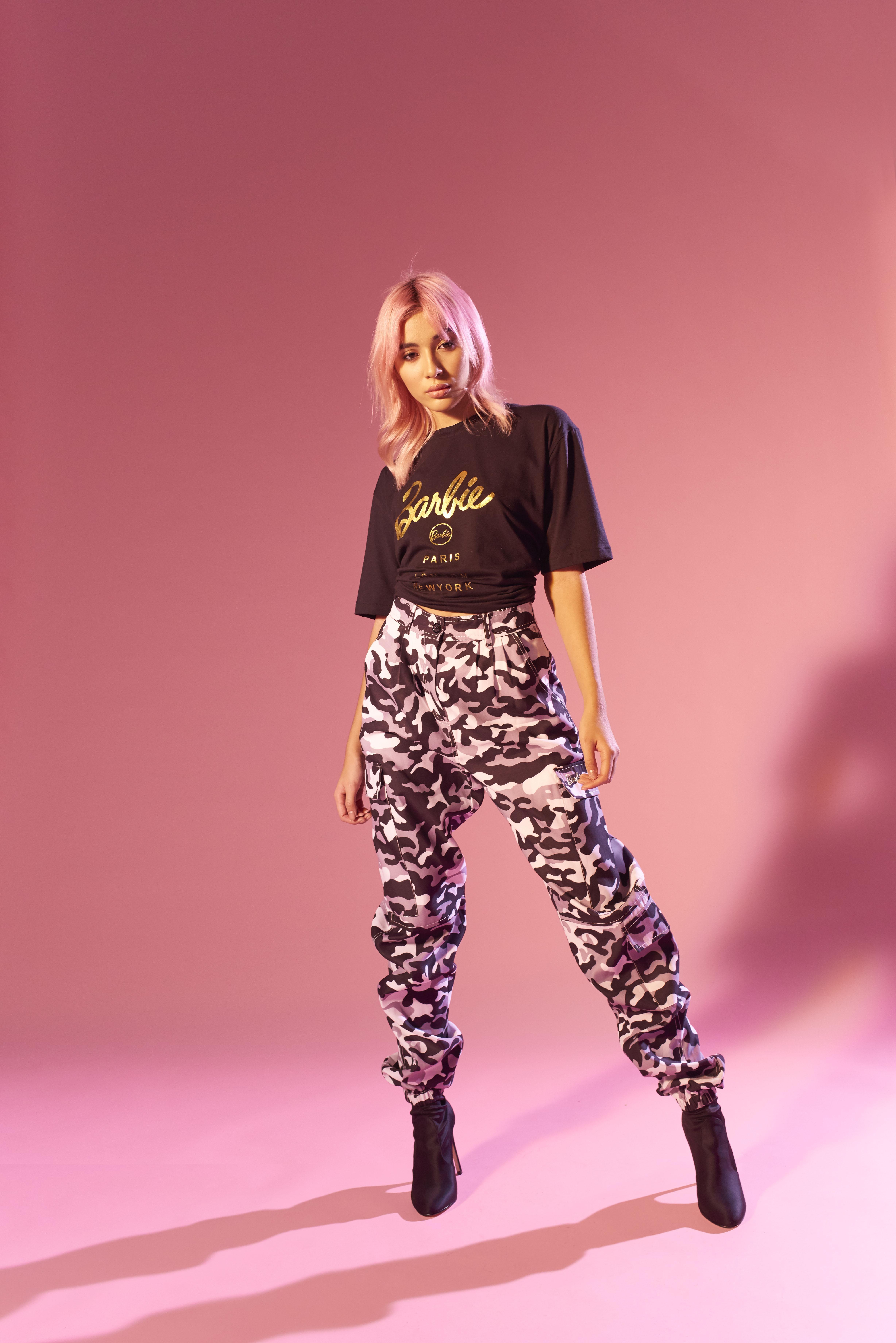 missguided pink camo pants