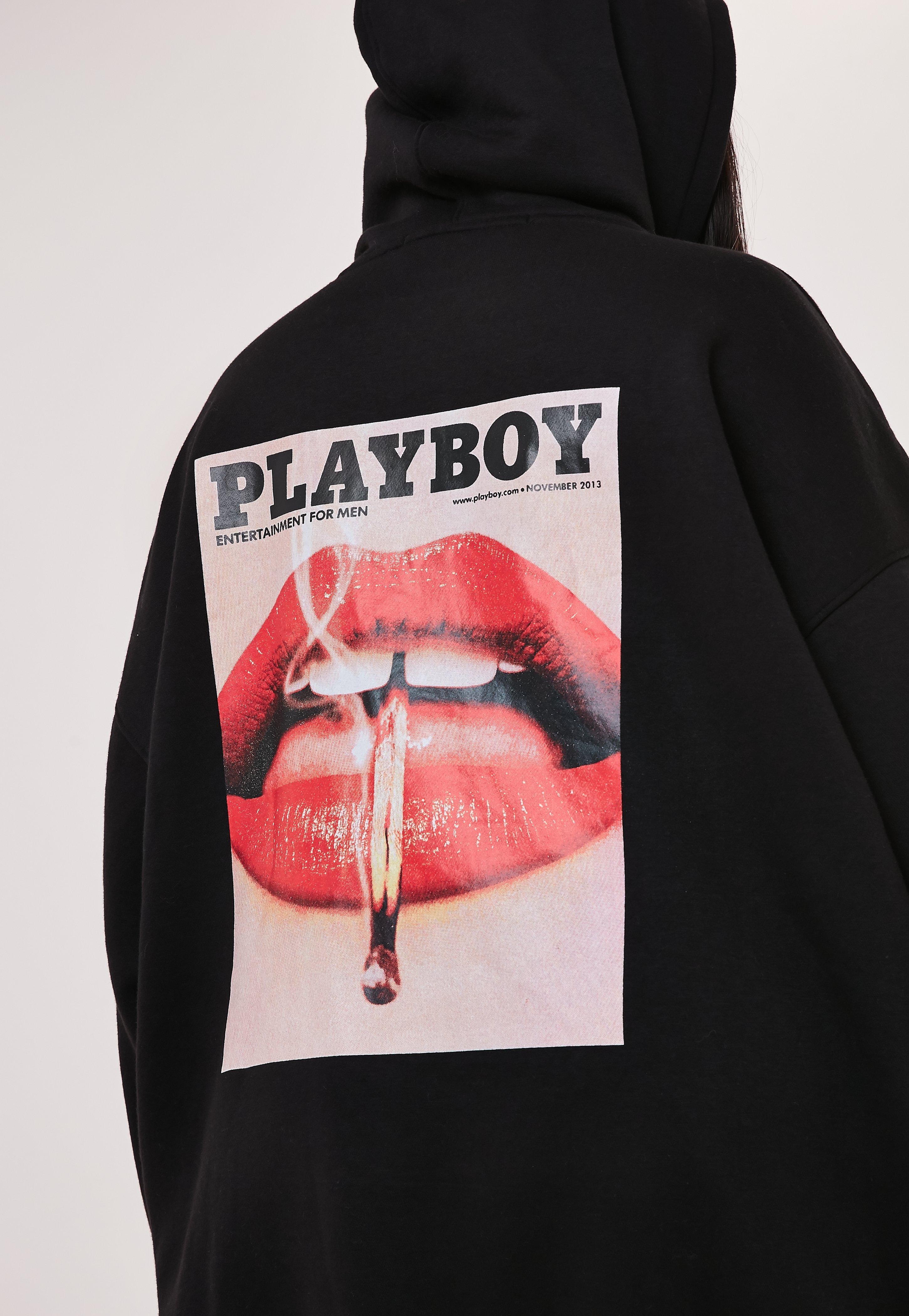 Playboy X Missguided Black Magazine Print Online Sale, UP TO 62% OFF