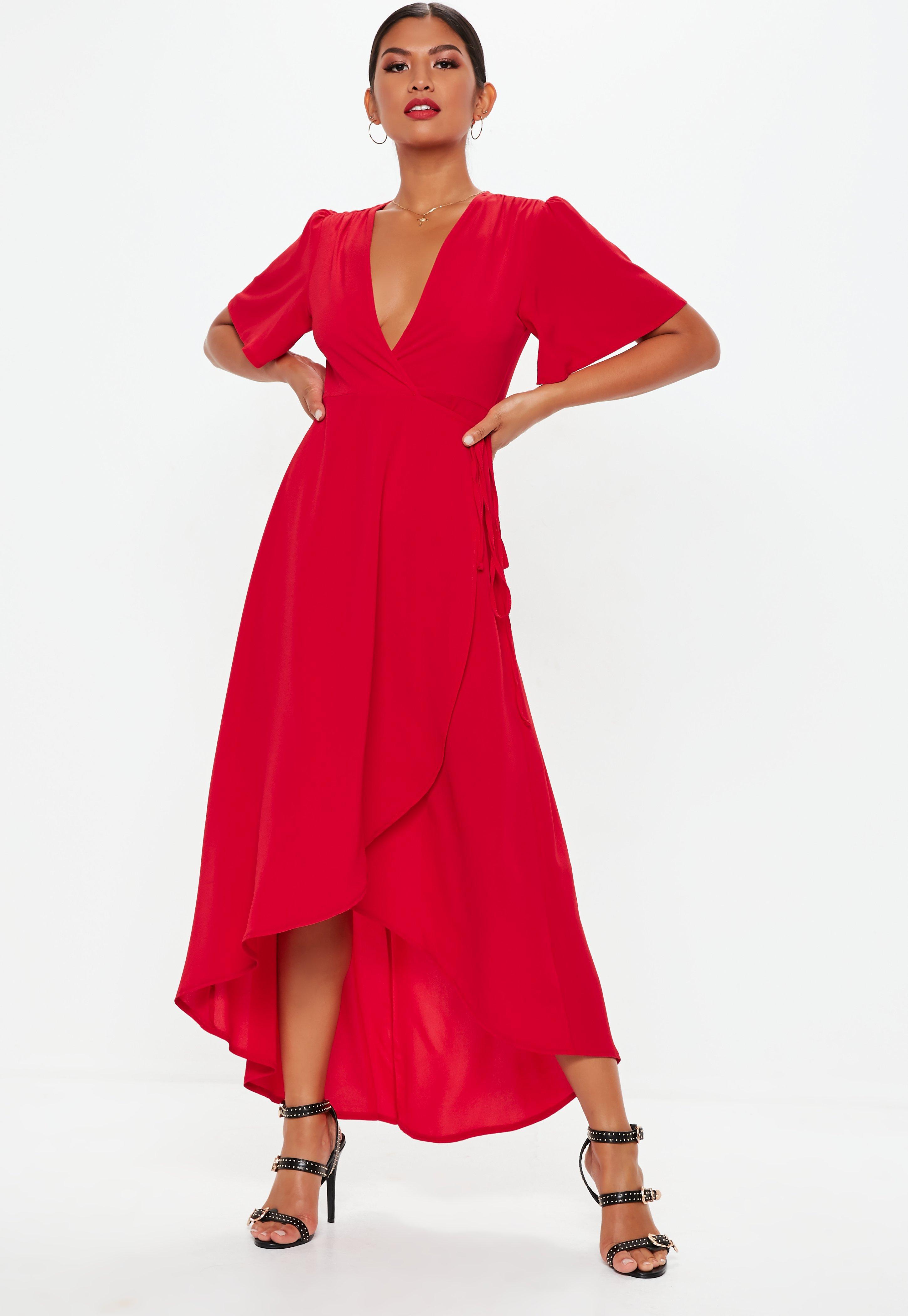 missguided wrap dress