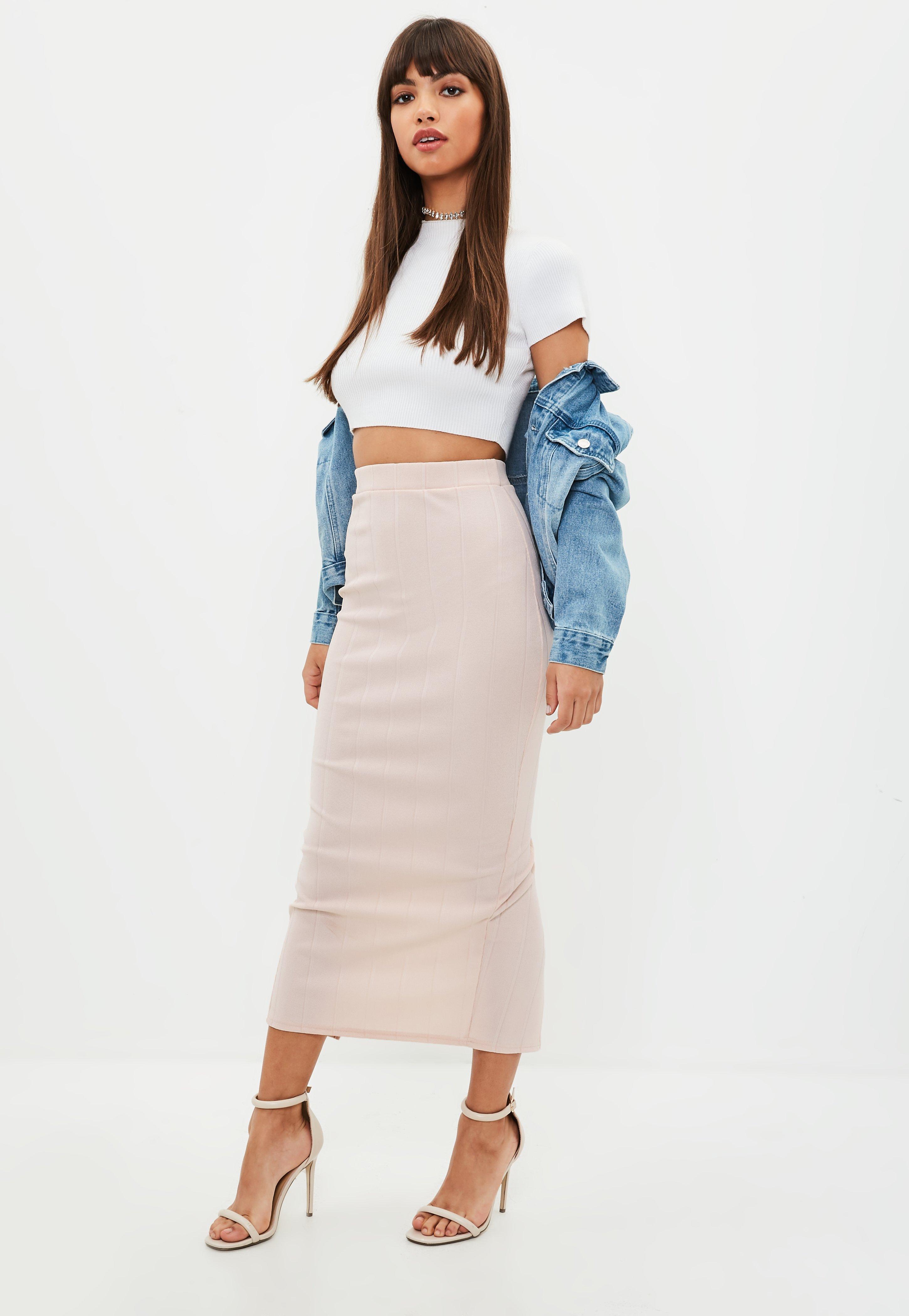 bandage maxi skirt