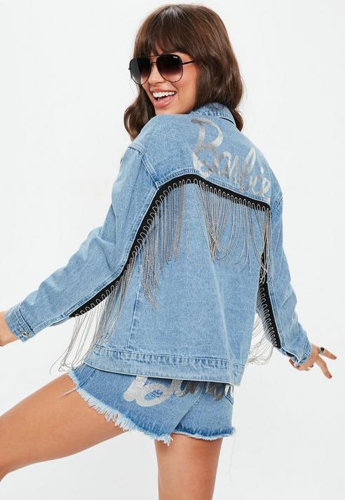 missguided barbie denim jacket