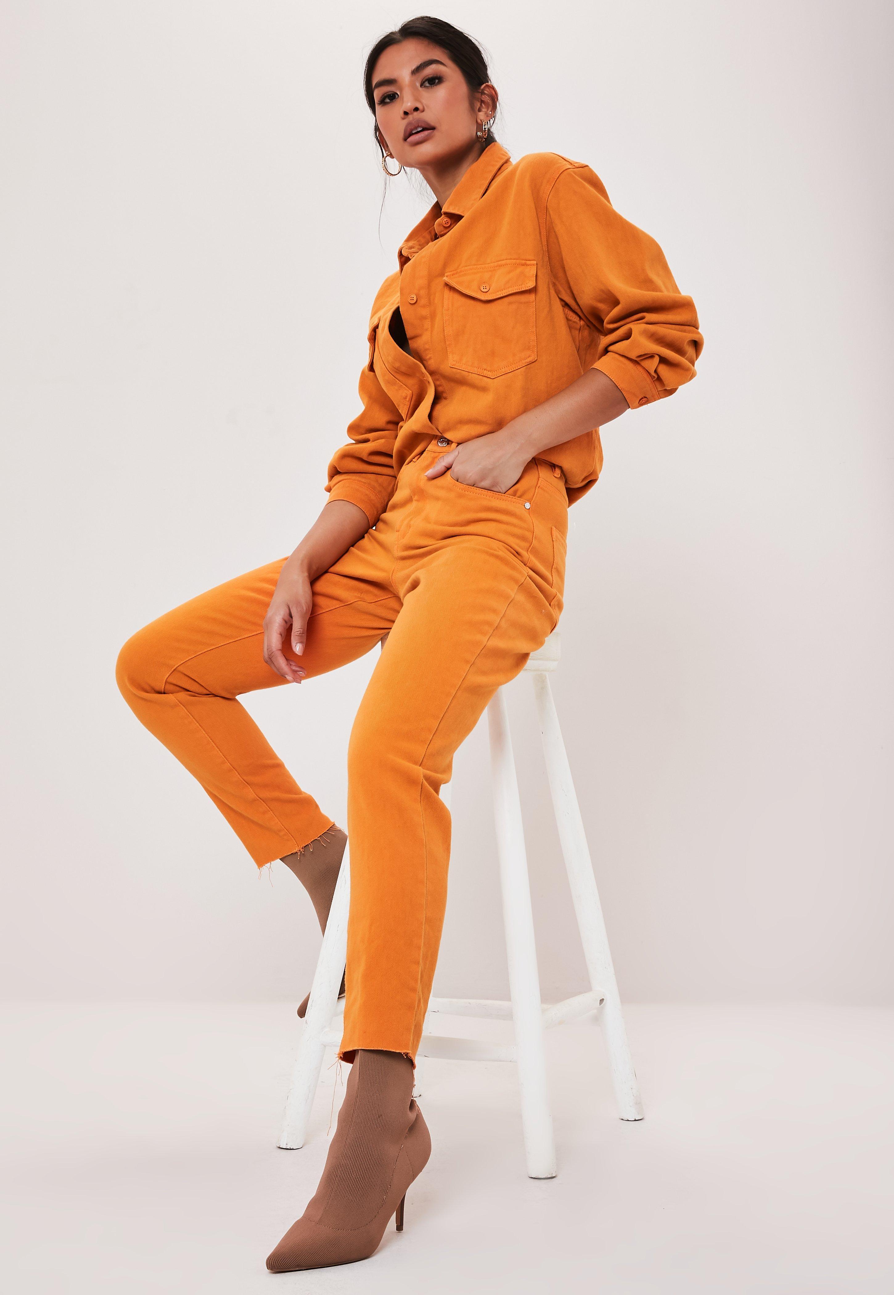 Athlet Nachname Vermieter burnt orange mom jeans Verwelkt Ende Schach