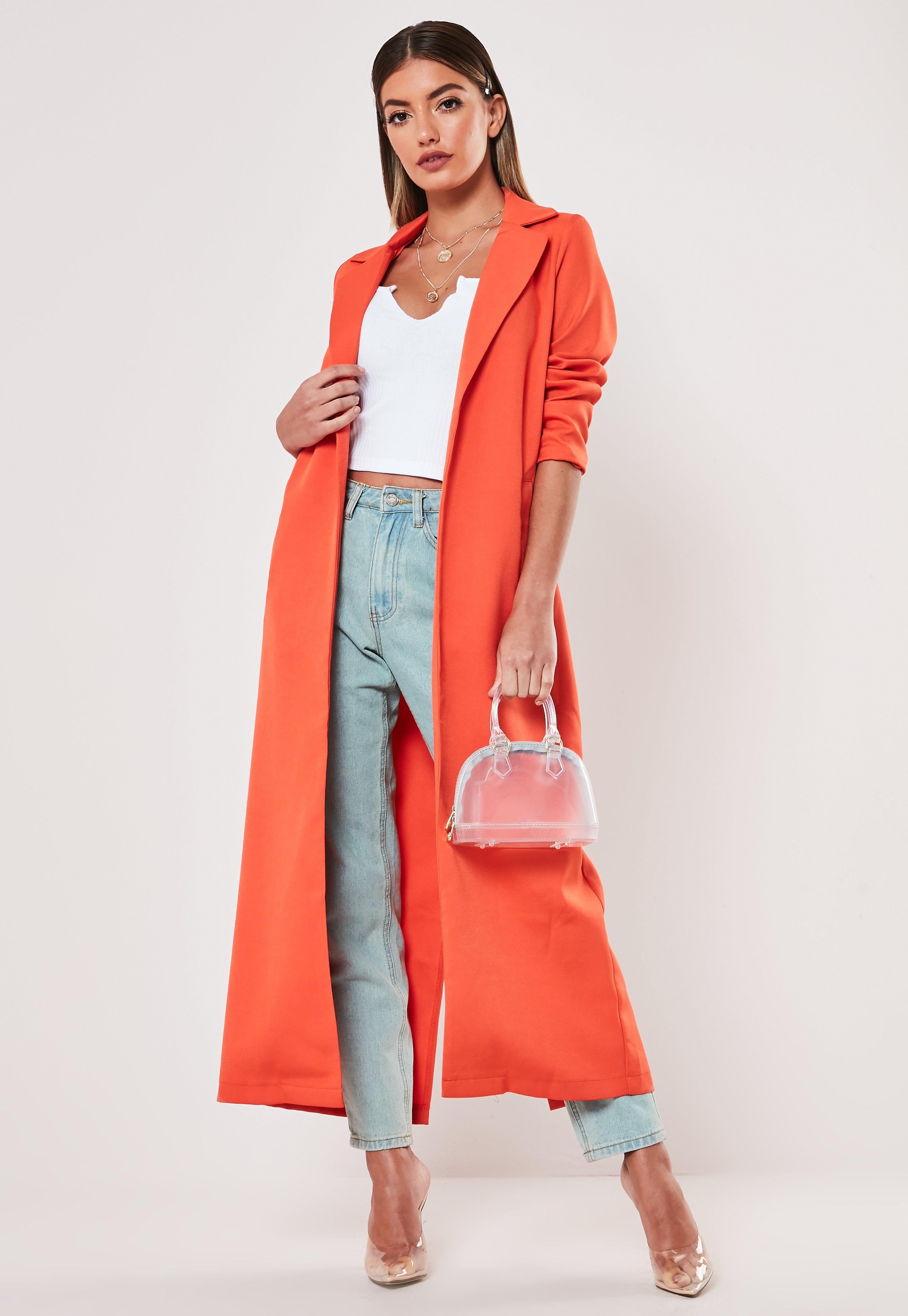 maxi duster jacket