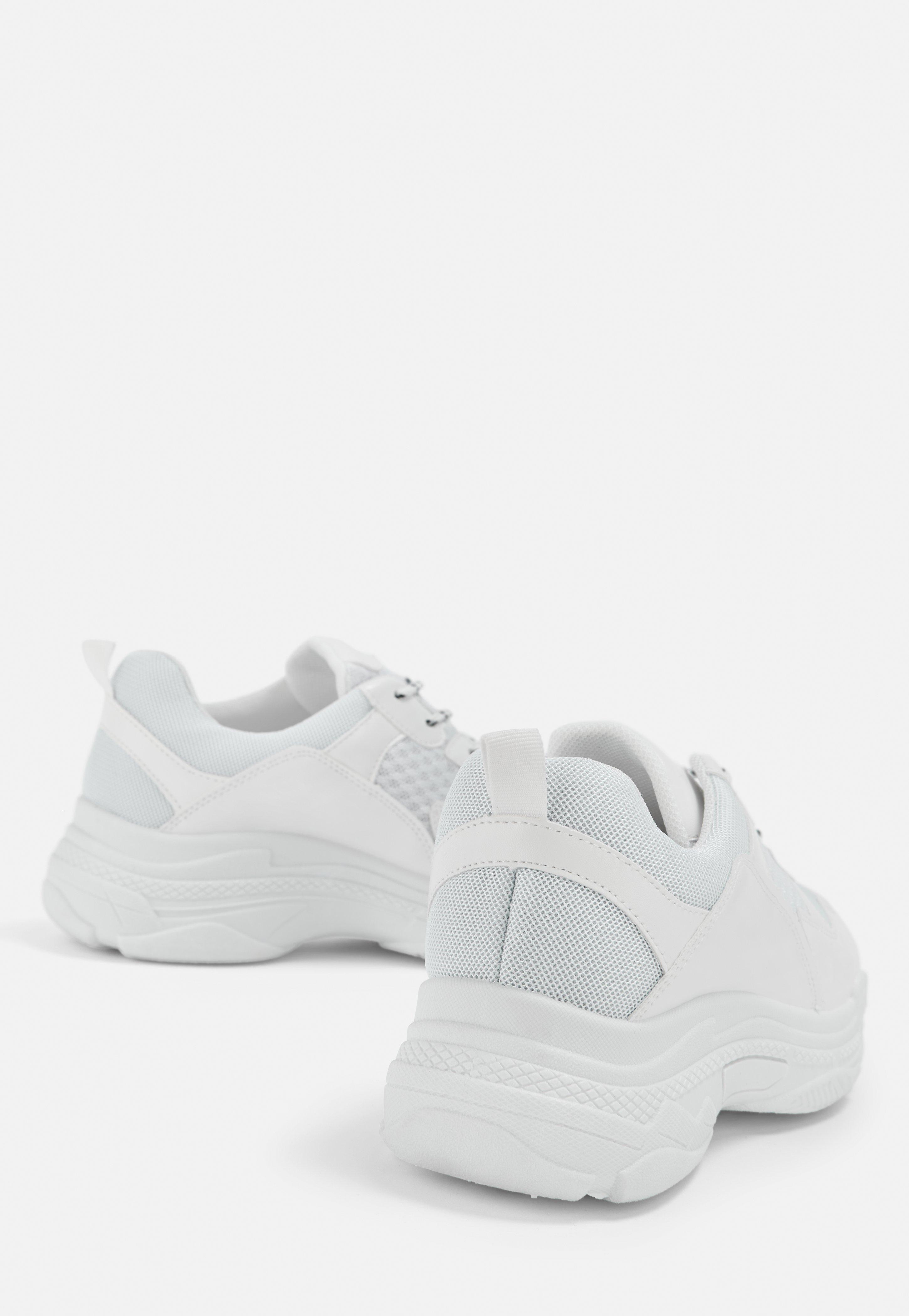 white chunky nike sneakers