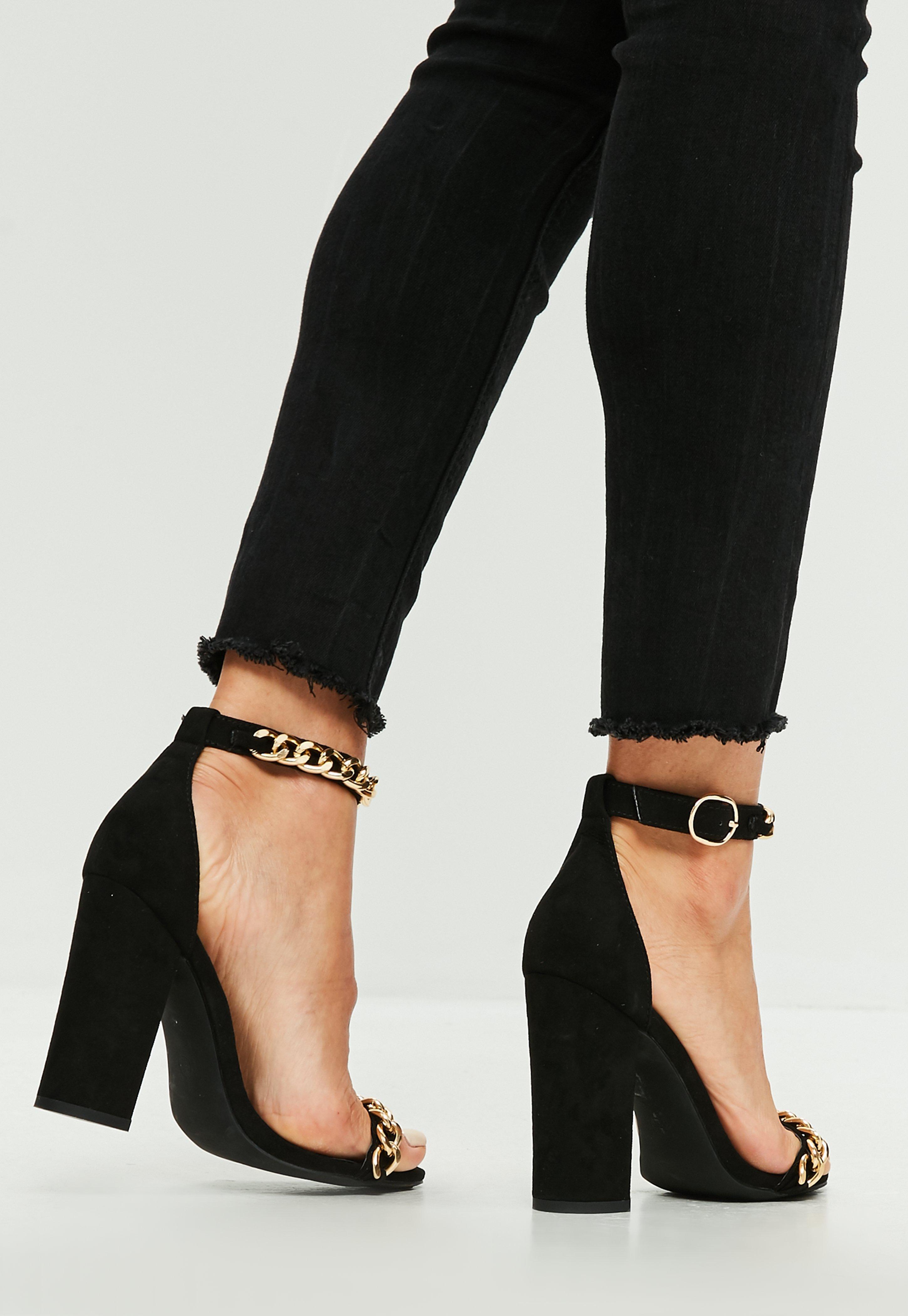 black and gold sandal heels
