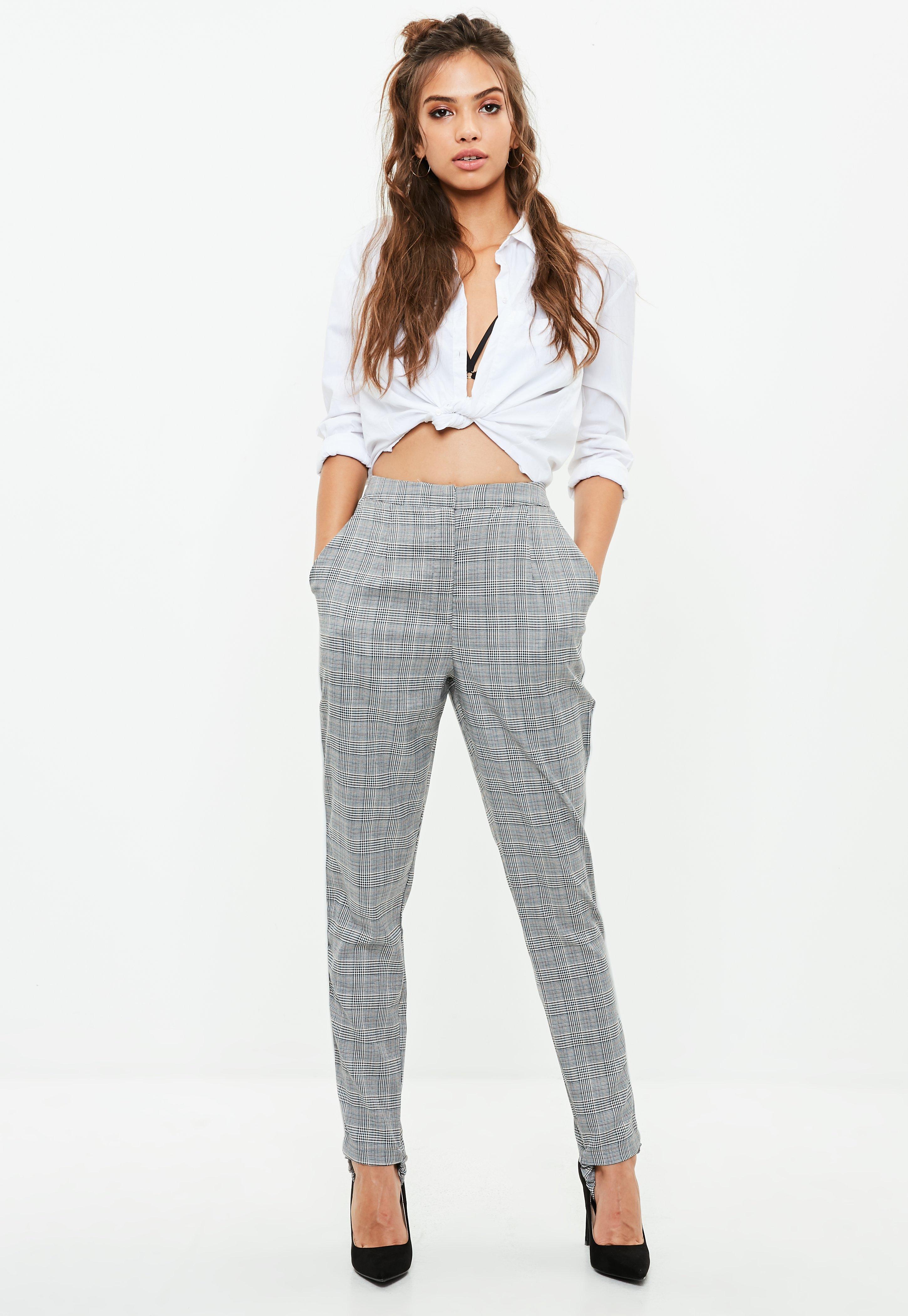 gray cigarette pants