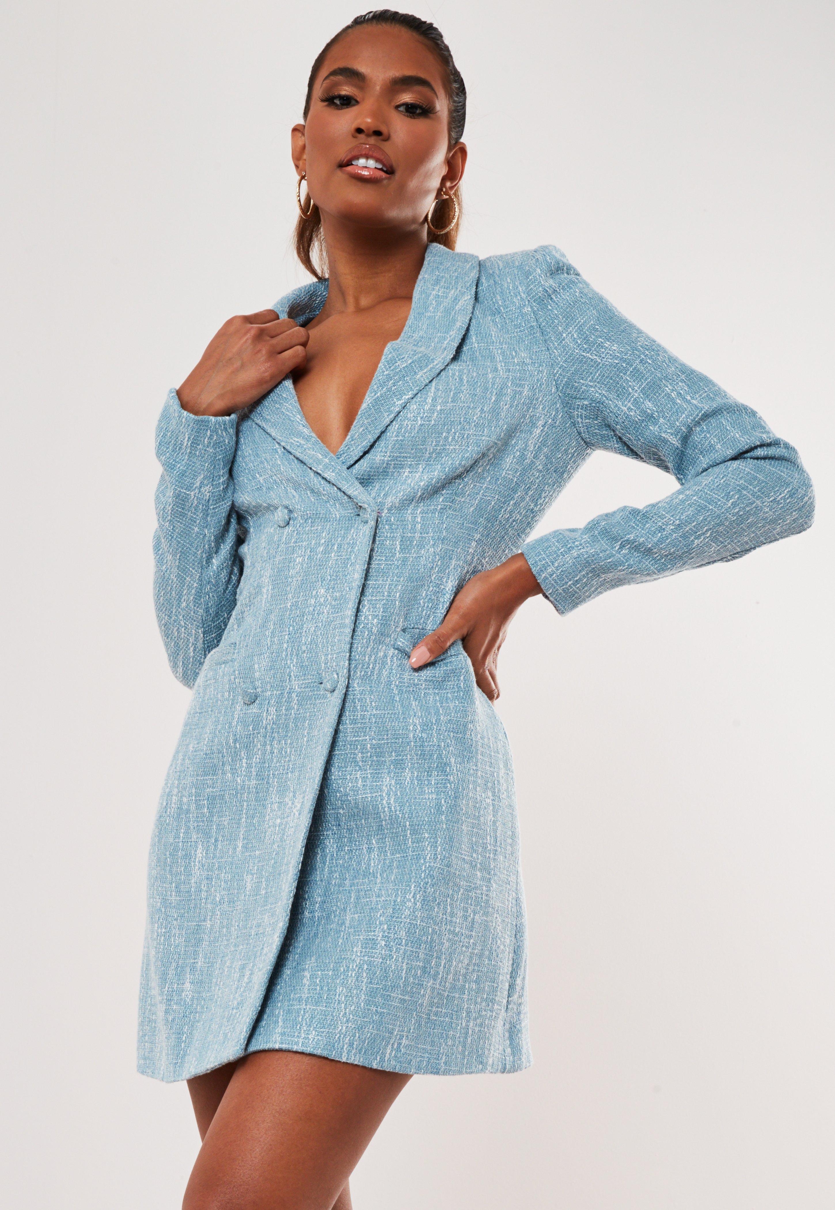 missguided tweed dress
