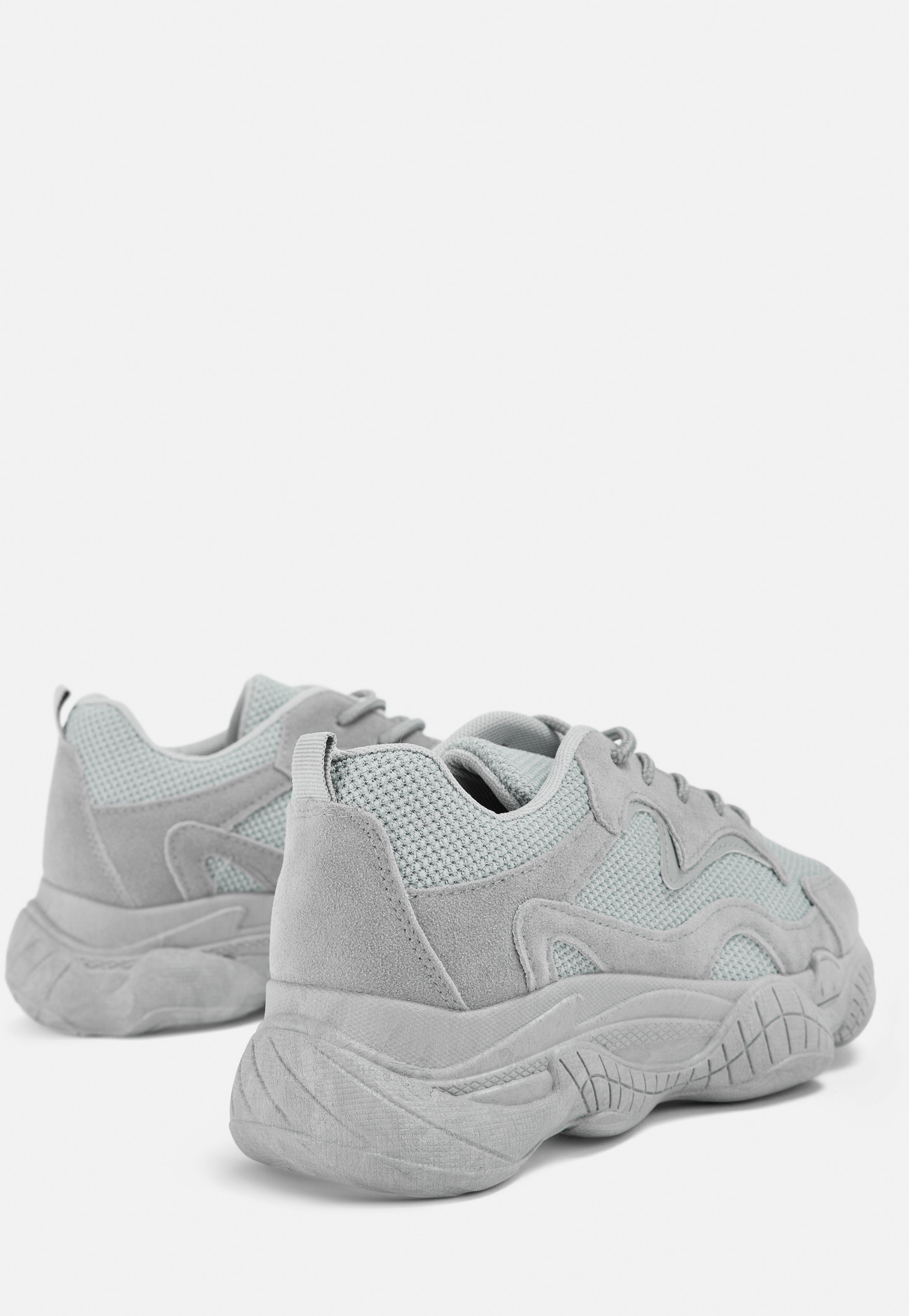 black bubble sole trainers