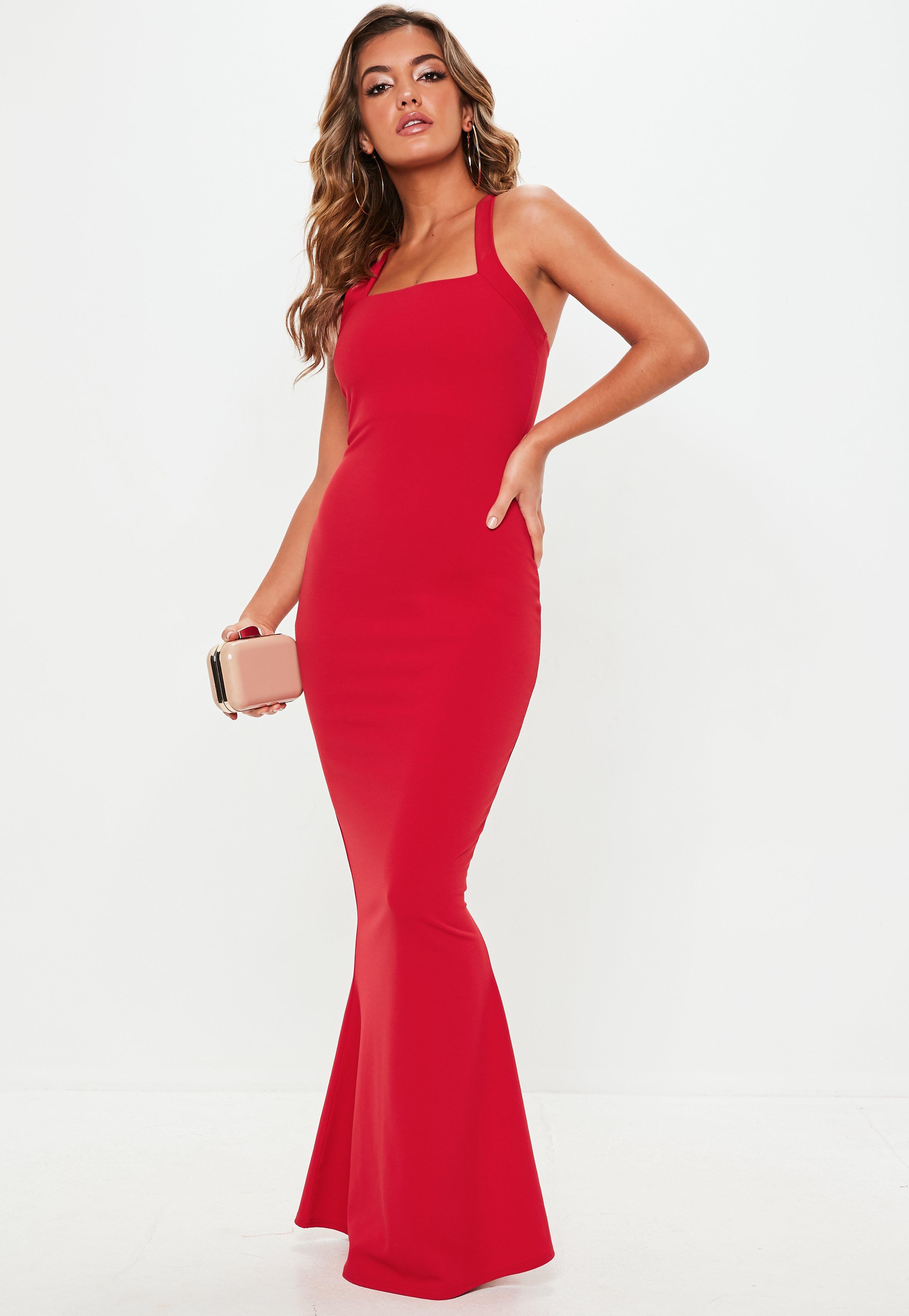 red multiway maxi dress