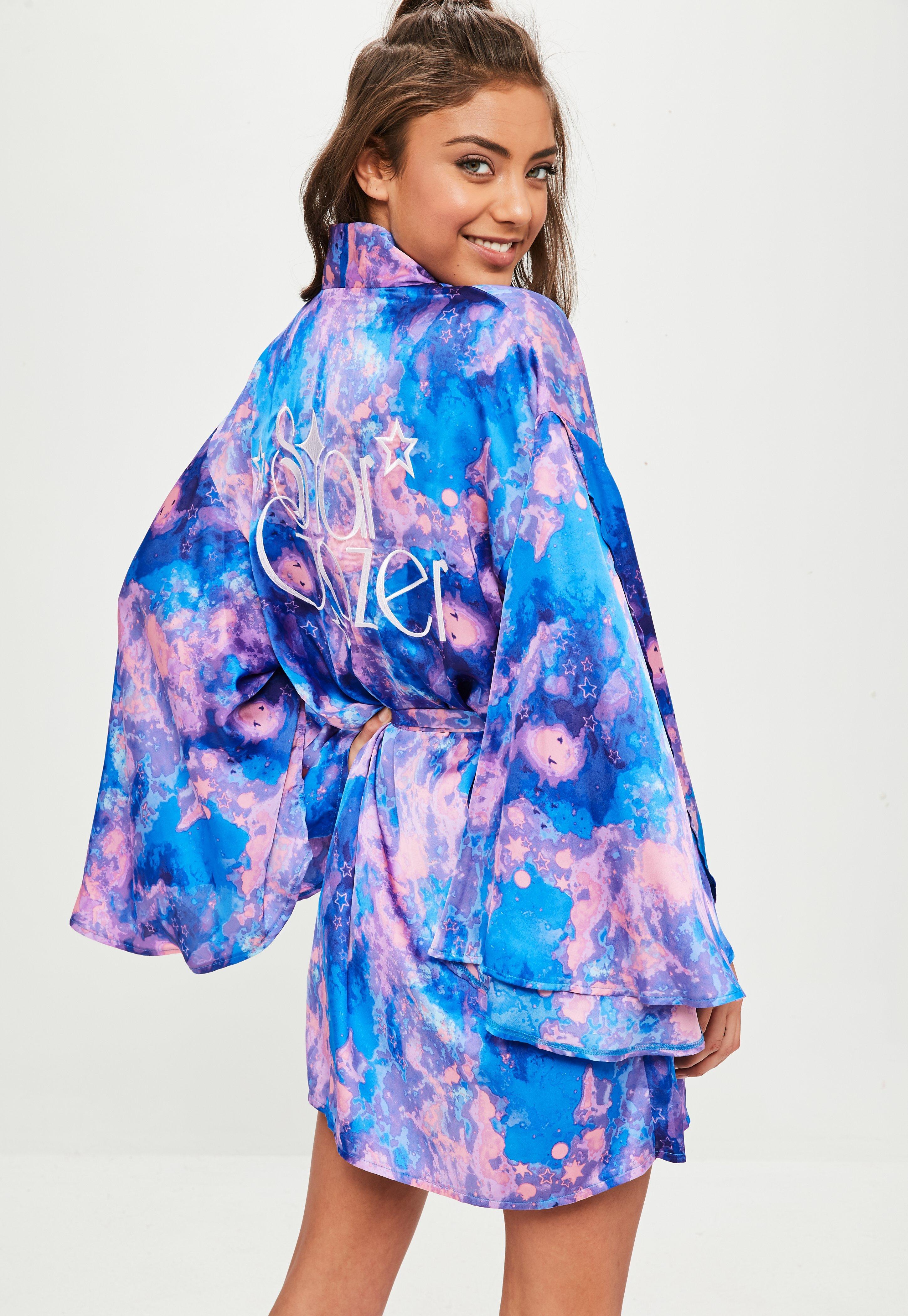 missguided satin robe