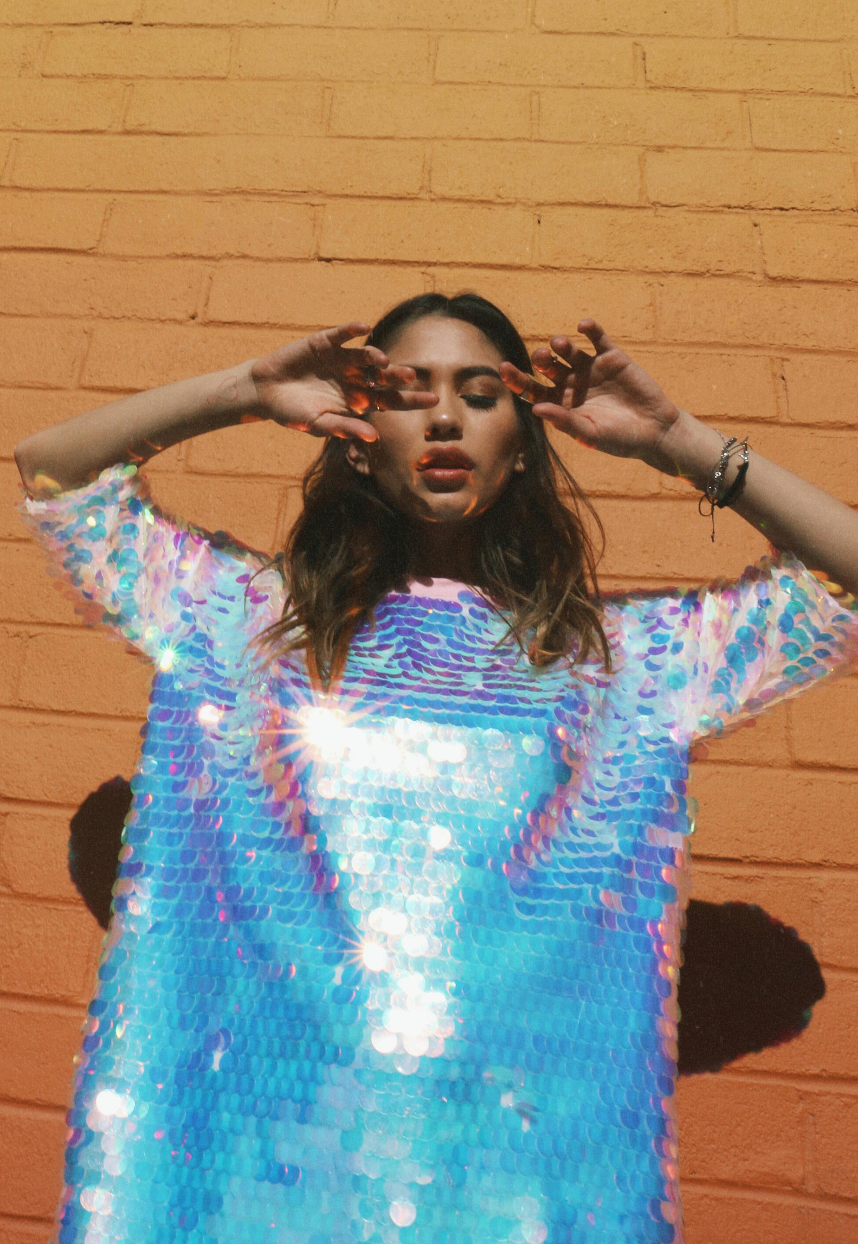 sequin t shirt dress missguided