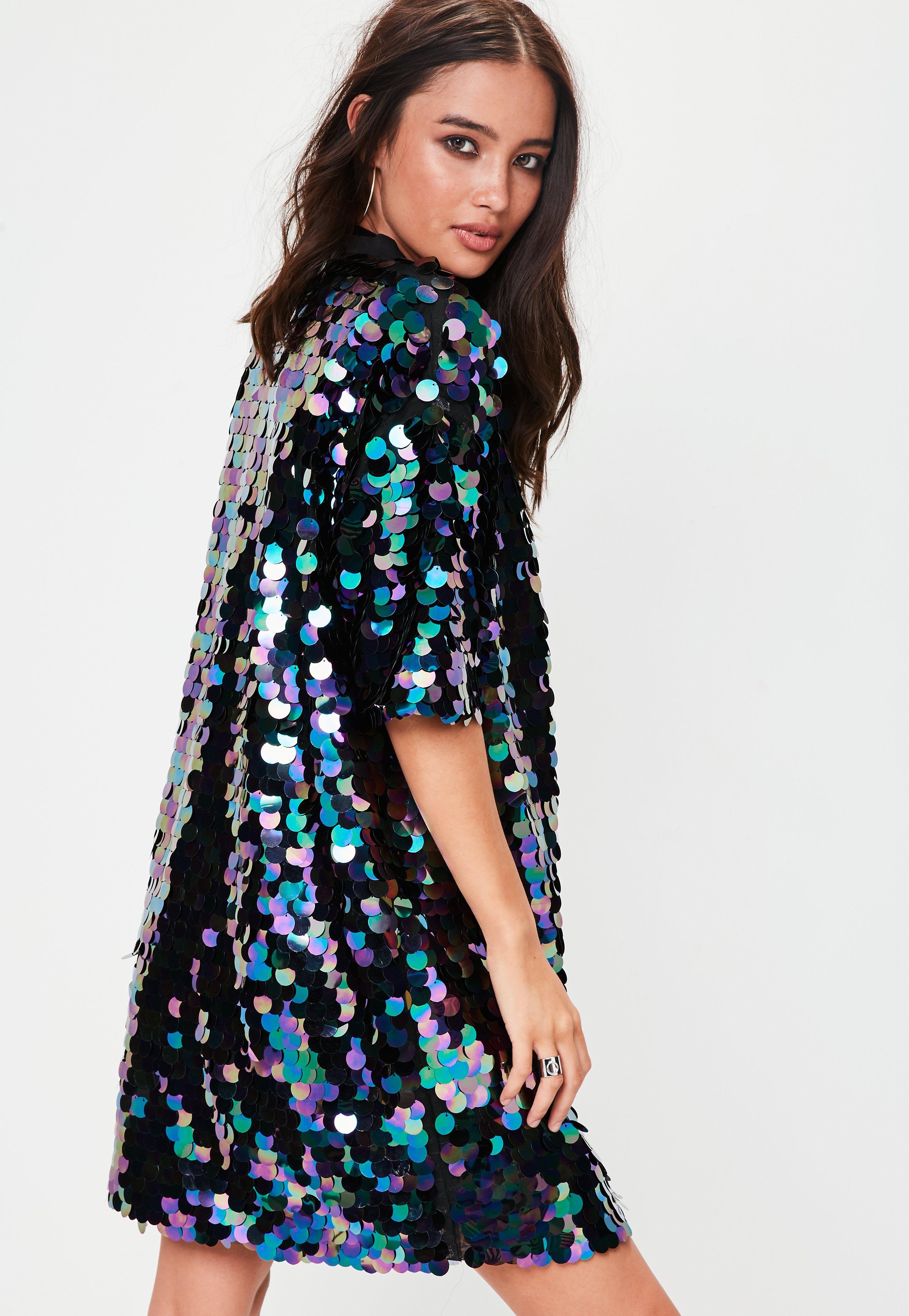 t shirt dress with sequins