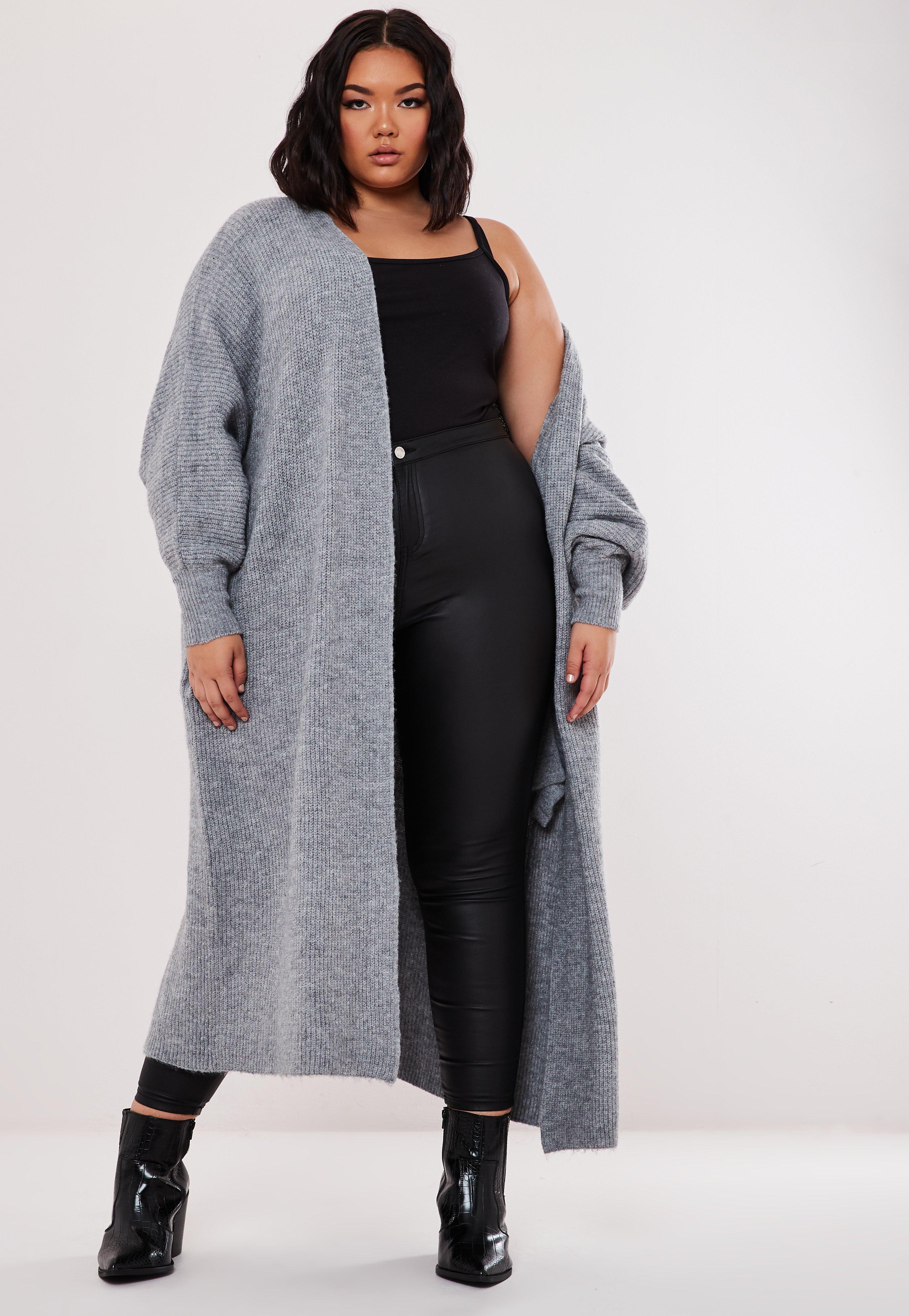 plus size batwing cardigan