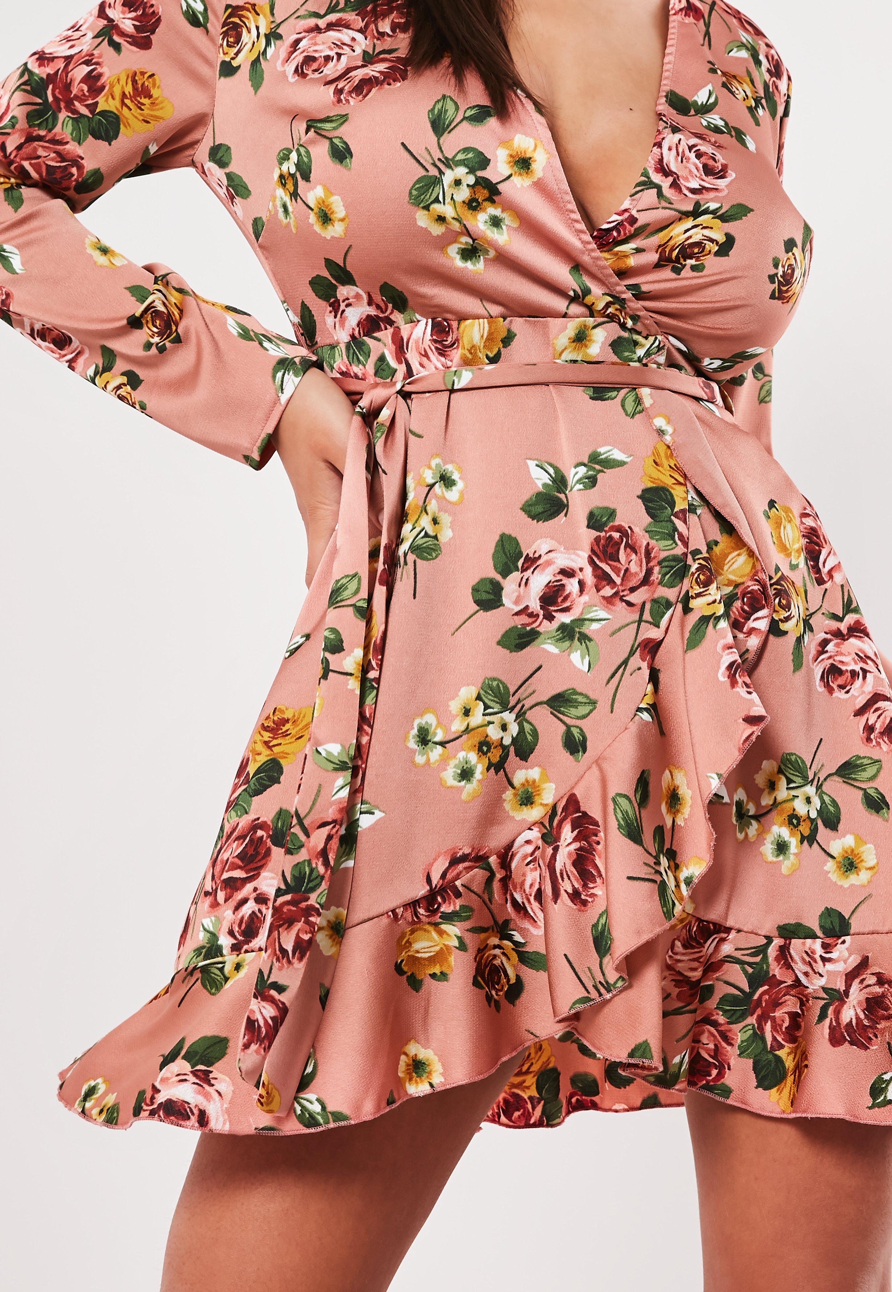 Wrap front tea dress Clearance