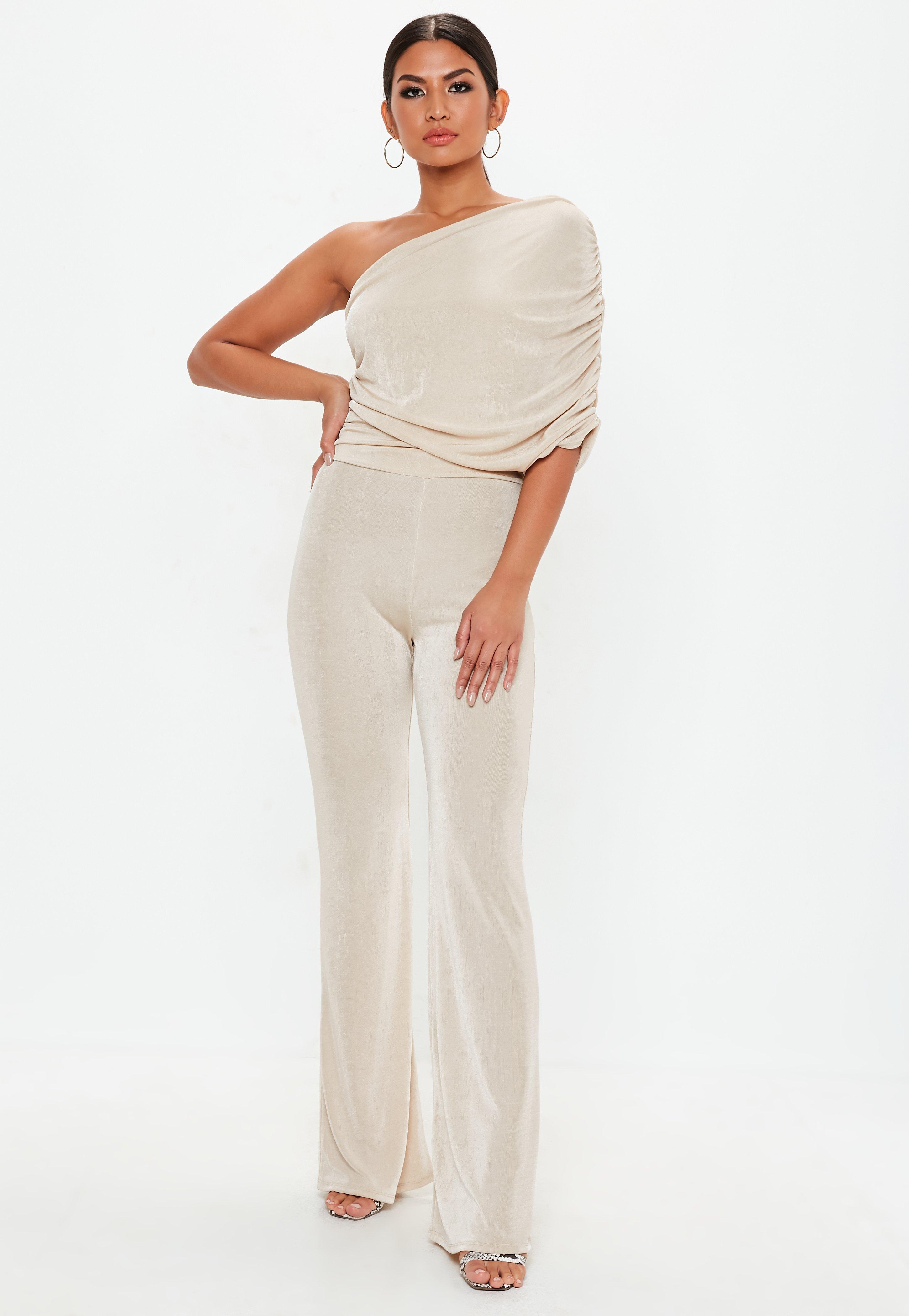 missguided one shoulder jumpsuit