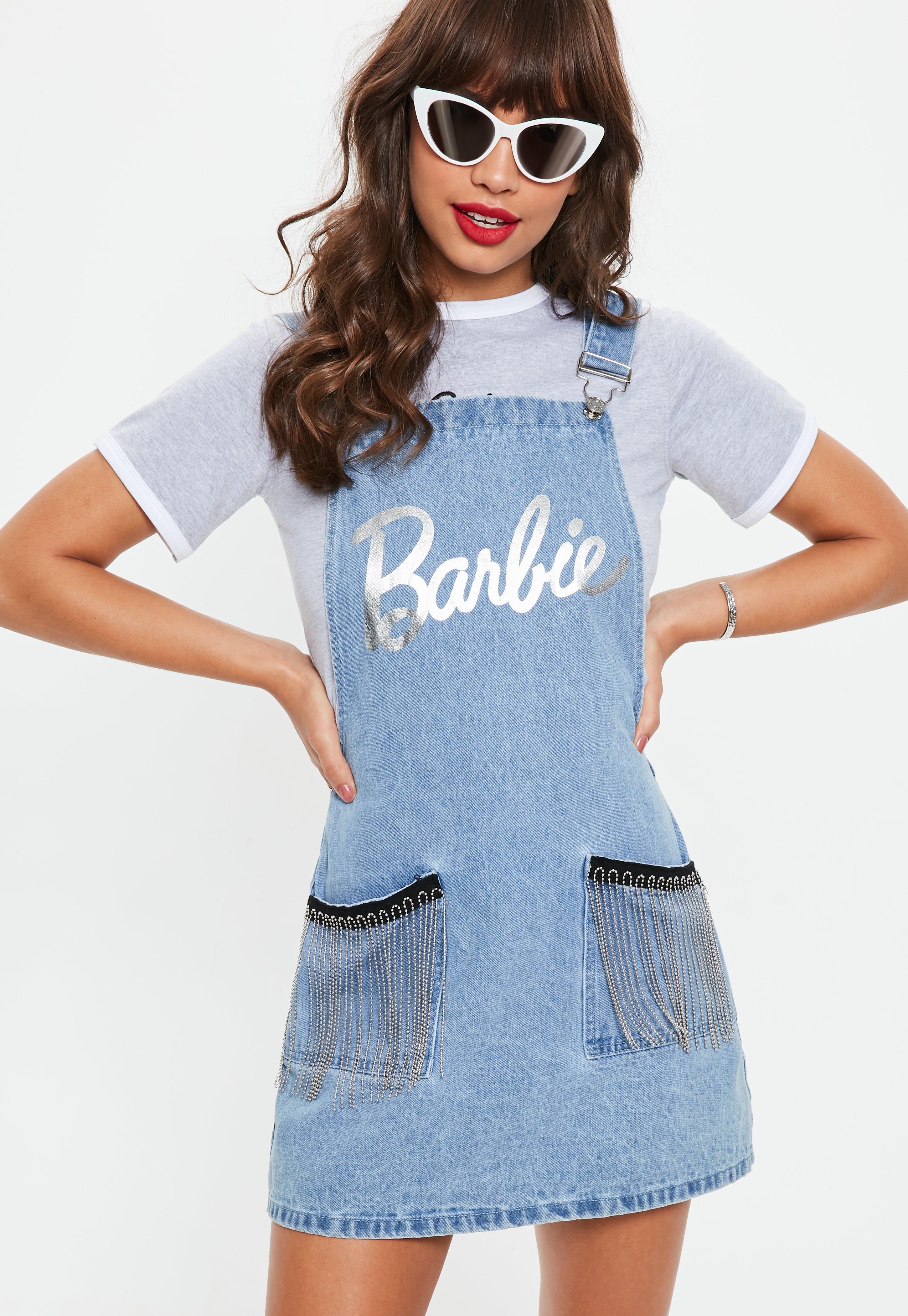 barbie denim dress