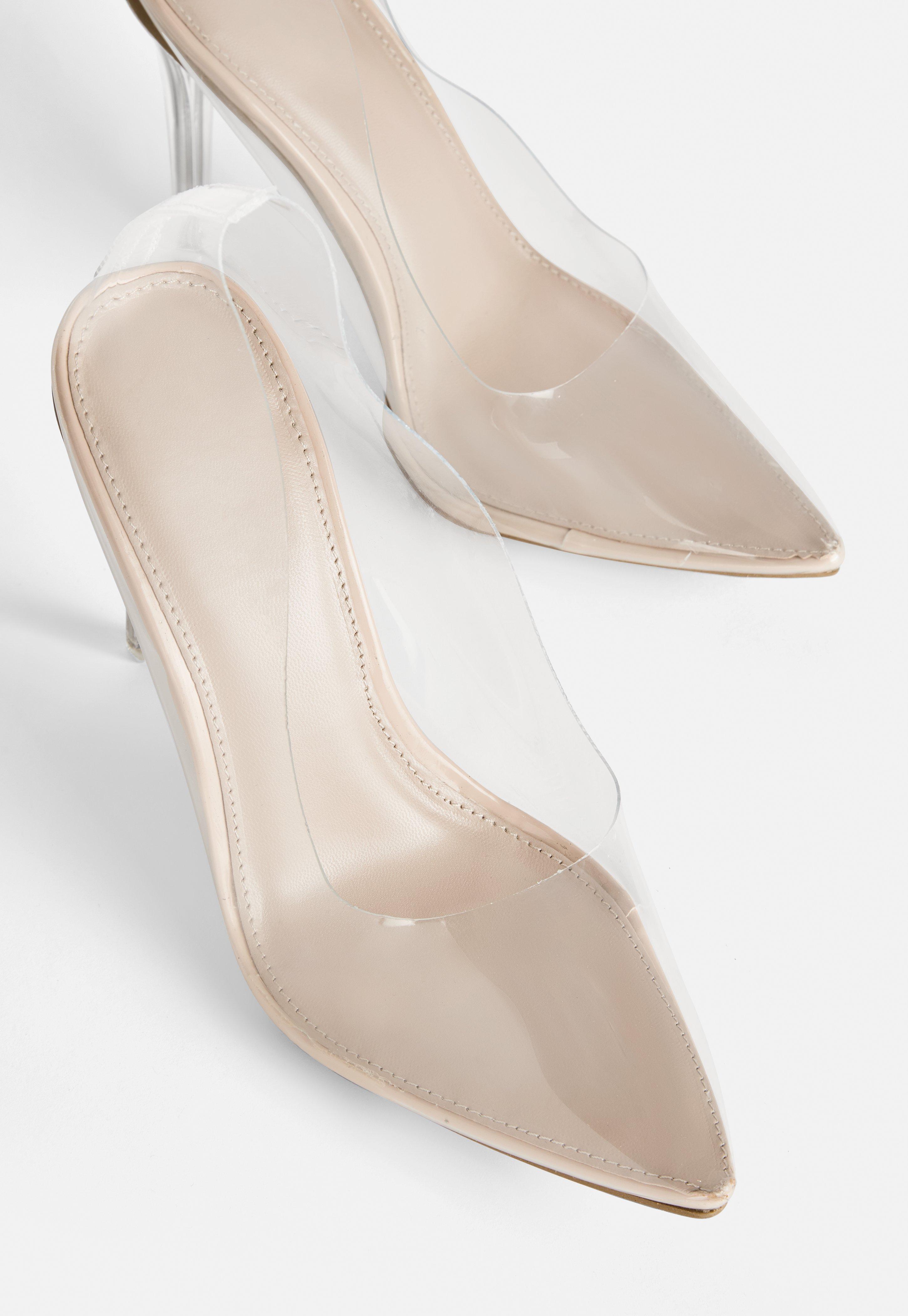 clear court heels