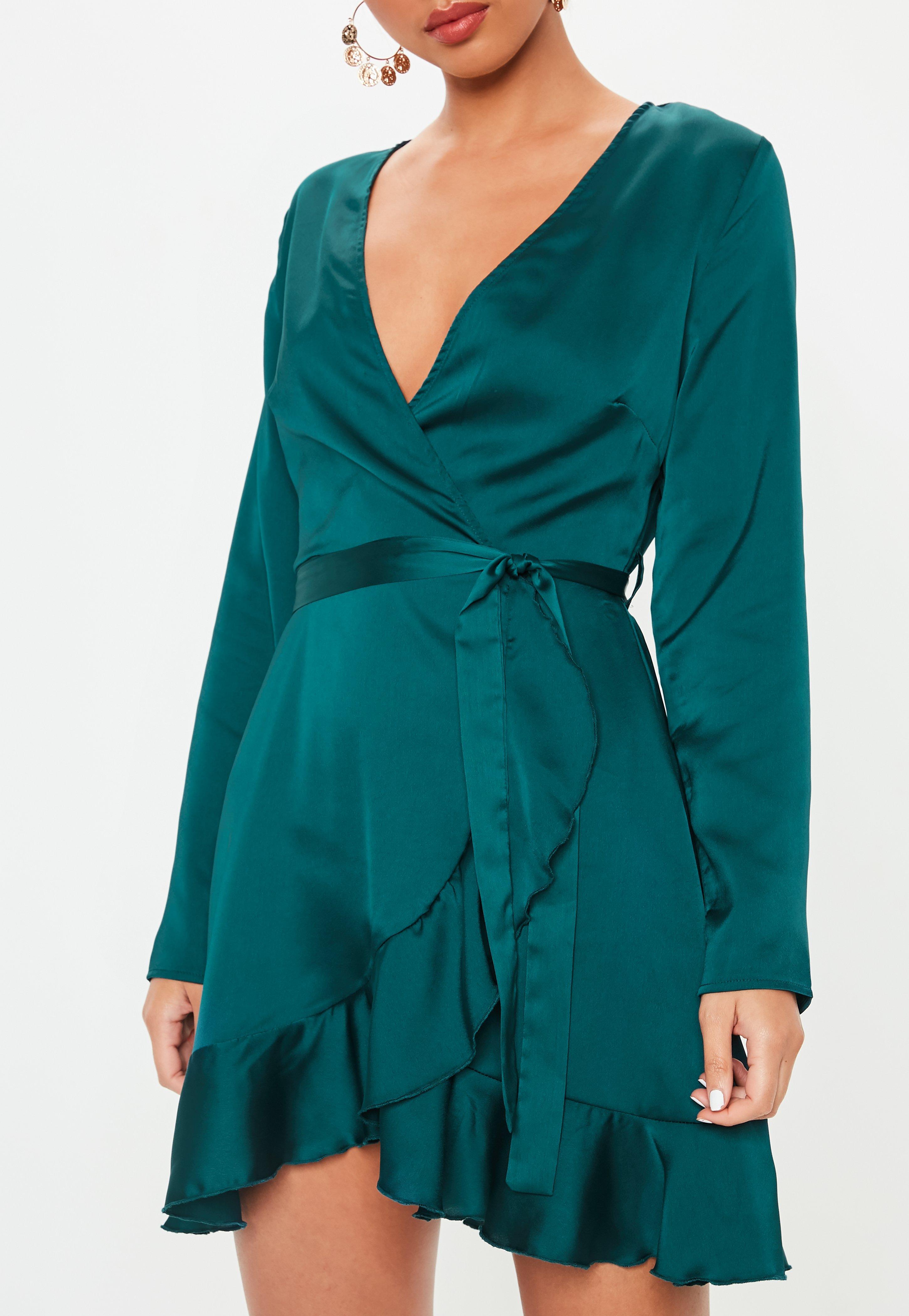 turquoise tea dress