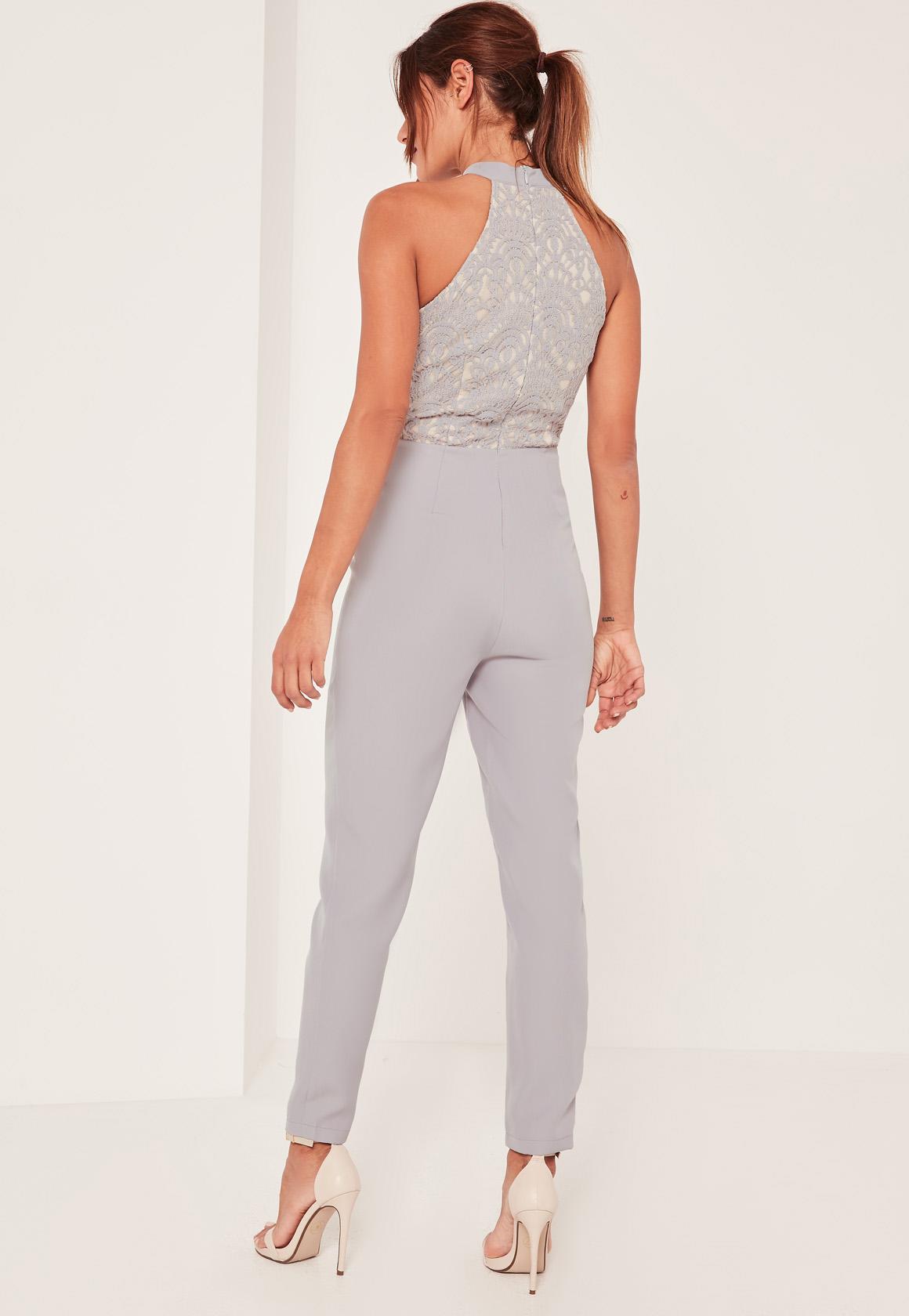 high neck sleeveless jumpsuit