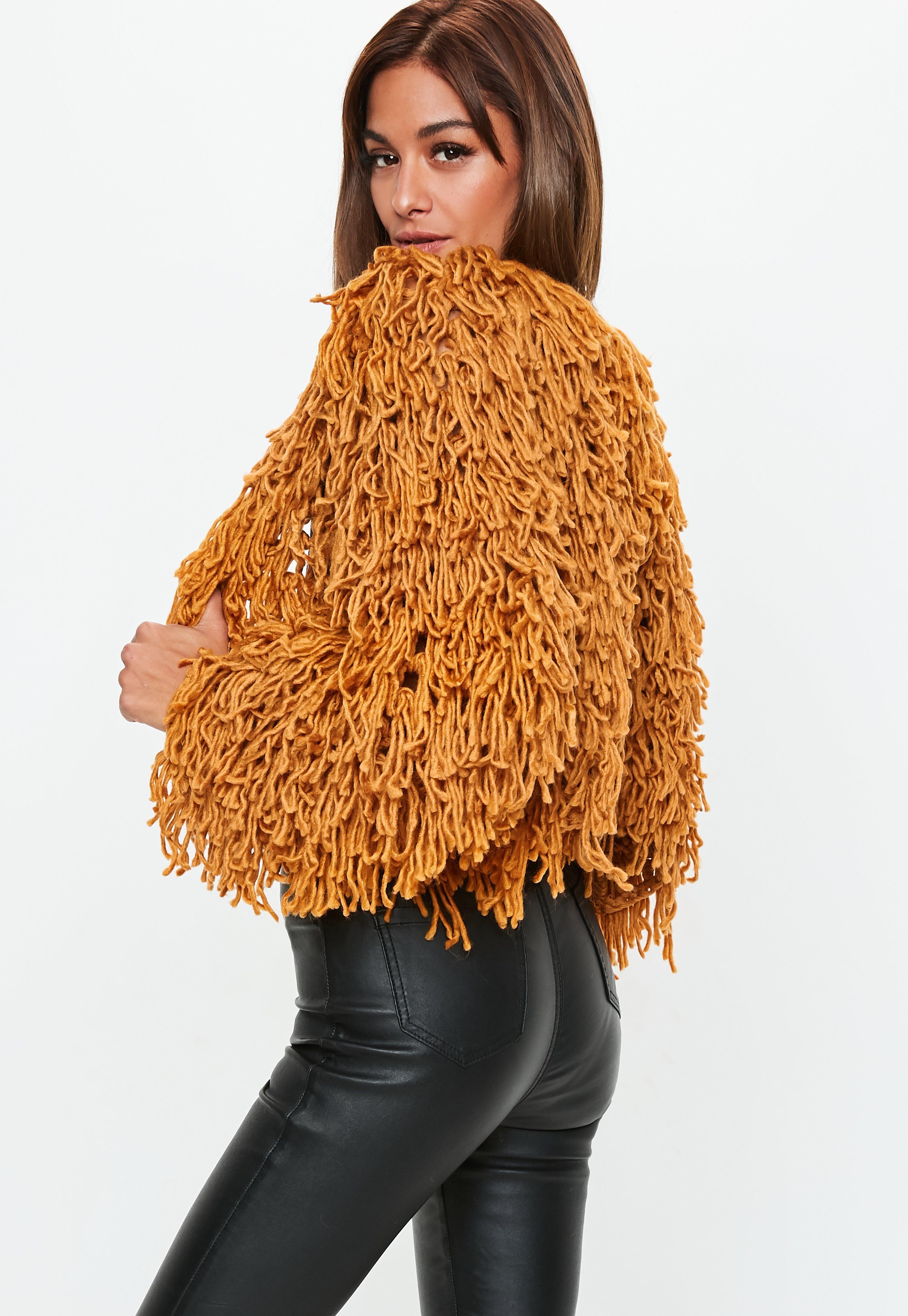 Orange Shaggy Cardigan Flash Sales, 51 