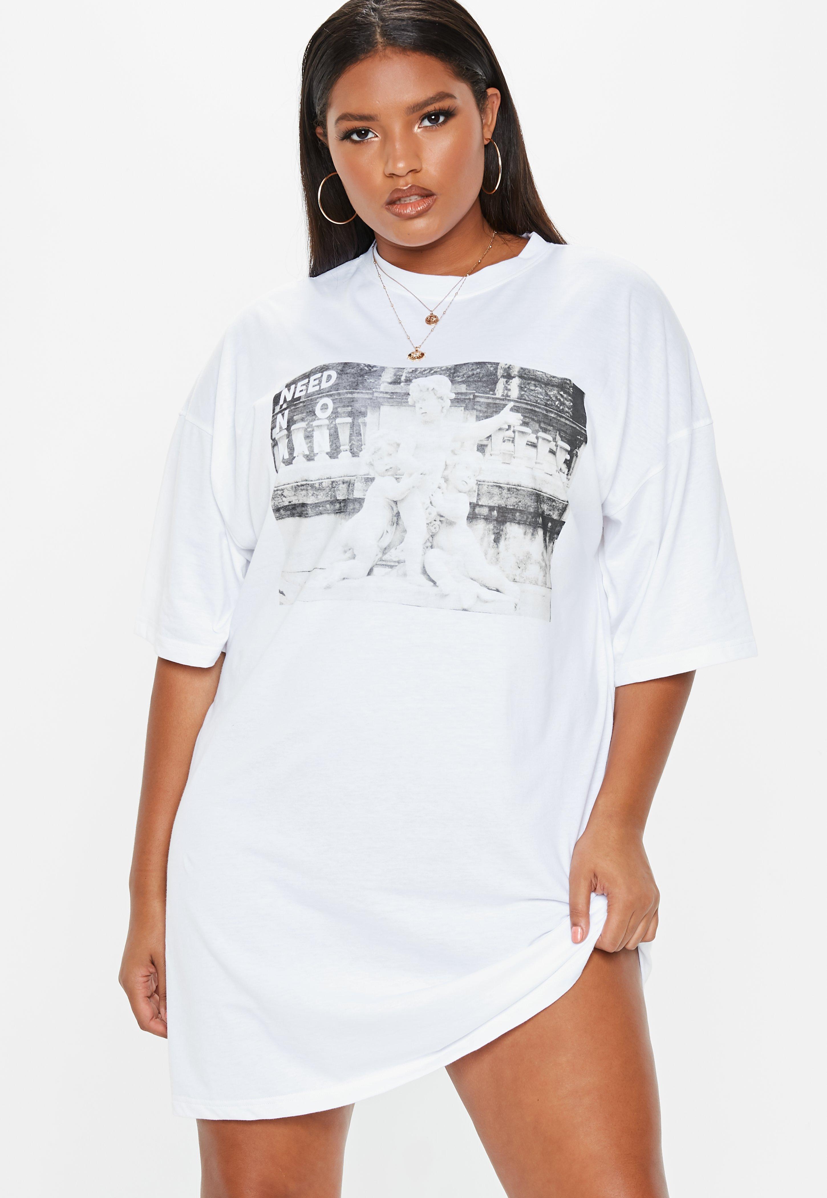 Plus Size White Shirt Dress Store, 58 