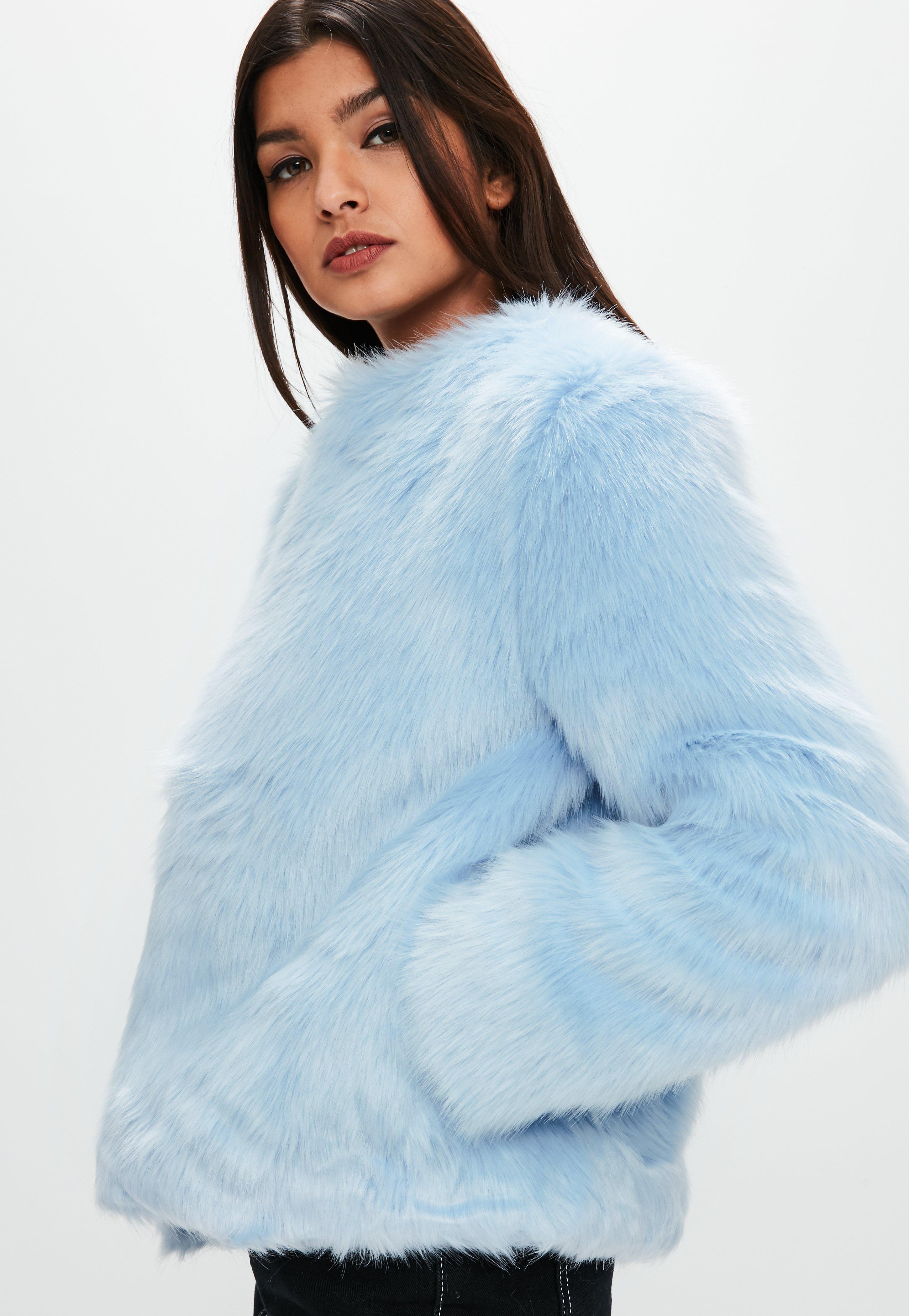 Outfitters Jackets \u0026 Coats | Iso Baby Blue Faux Fur Coat | Blue faux.....