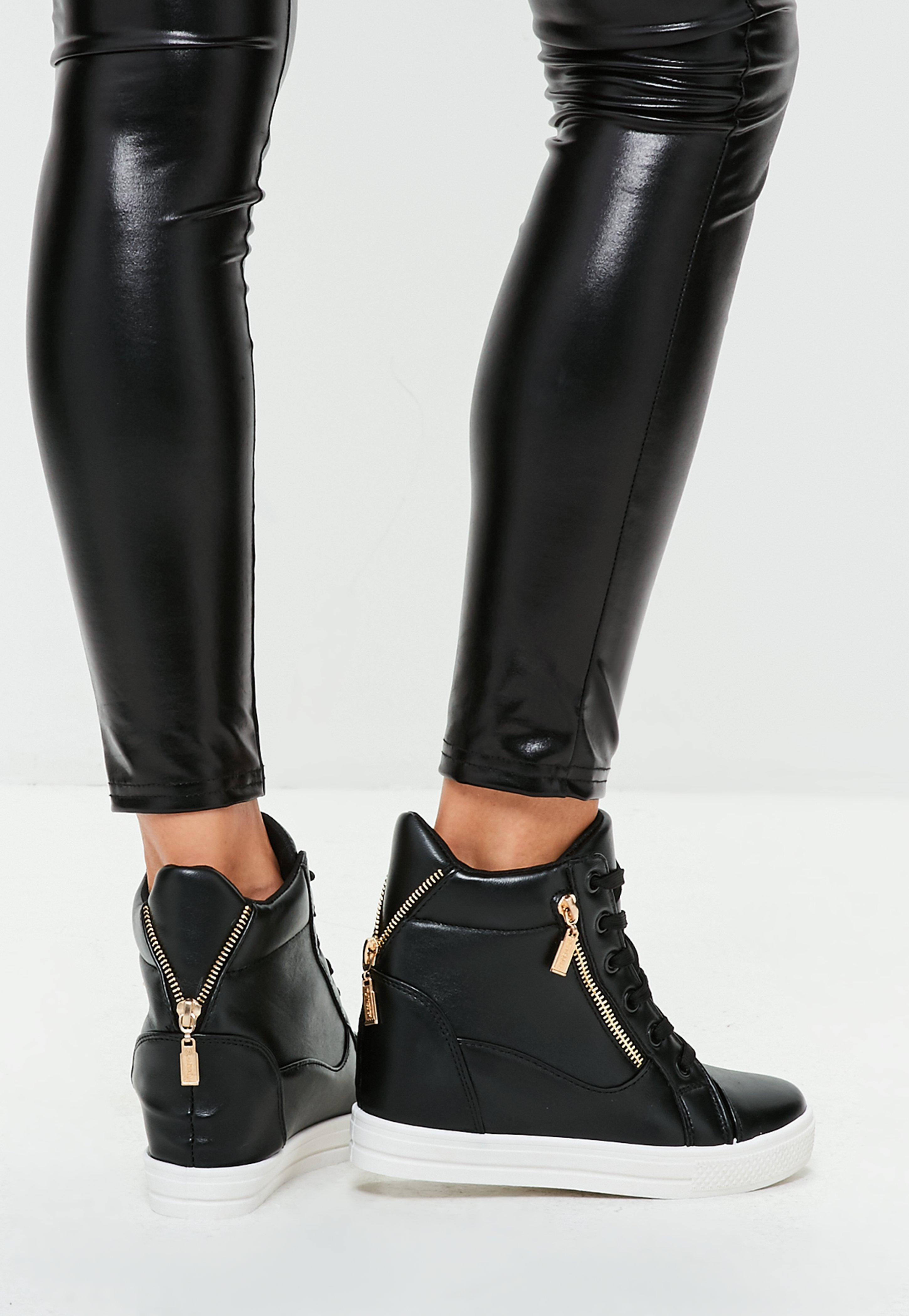 missguided black trainers