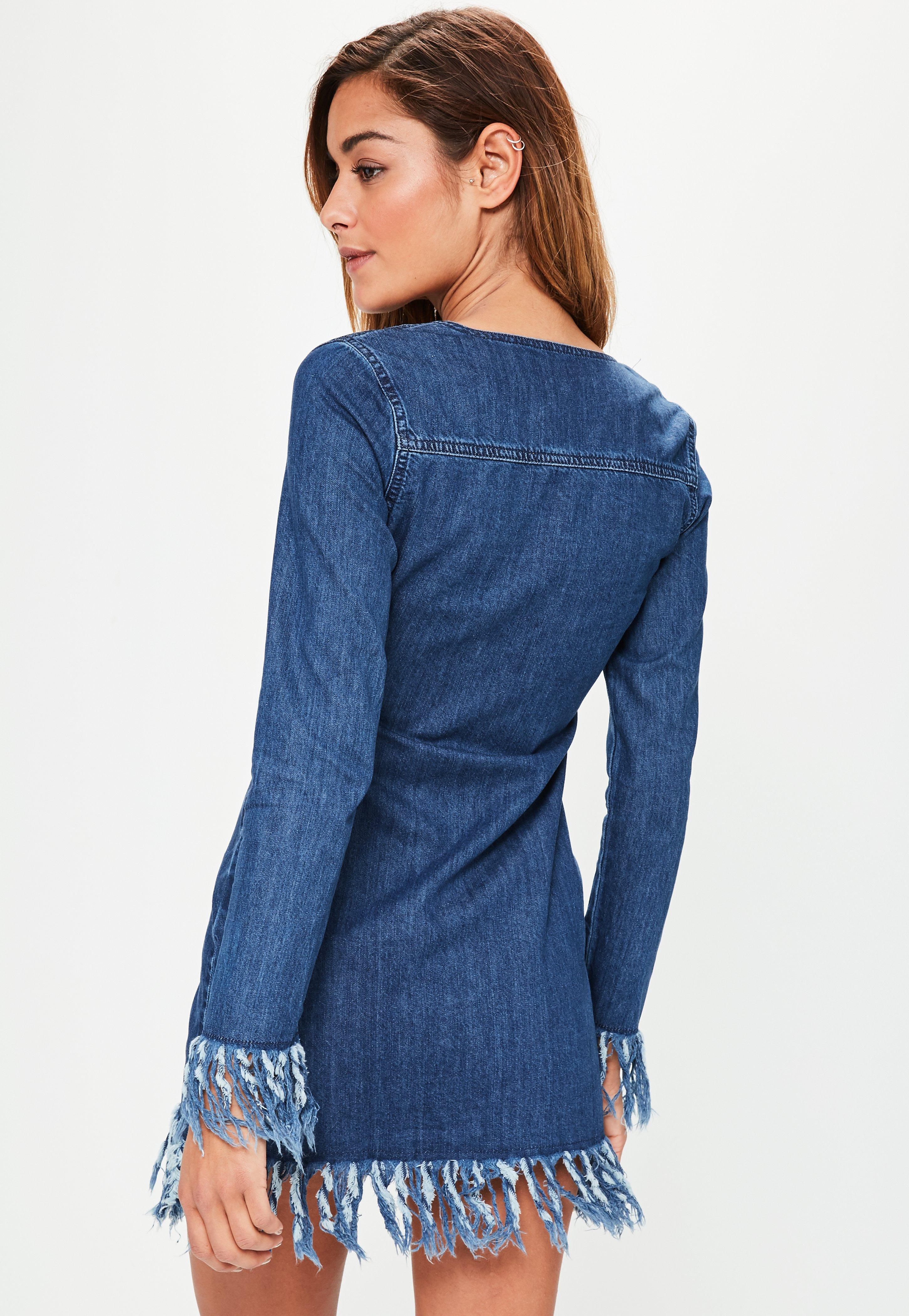 denim blazer dress