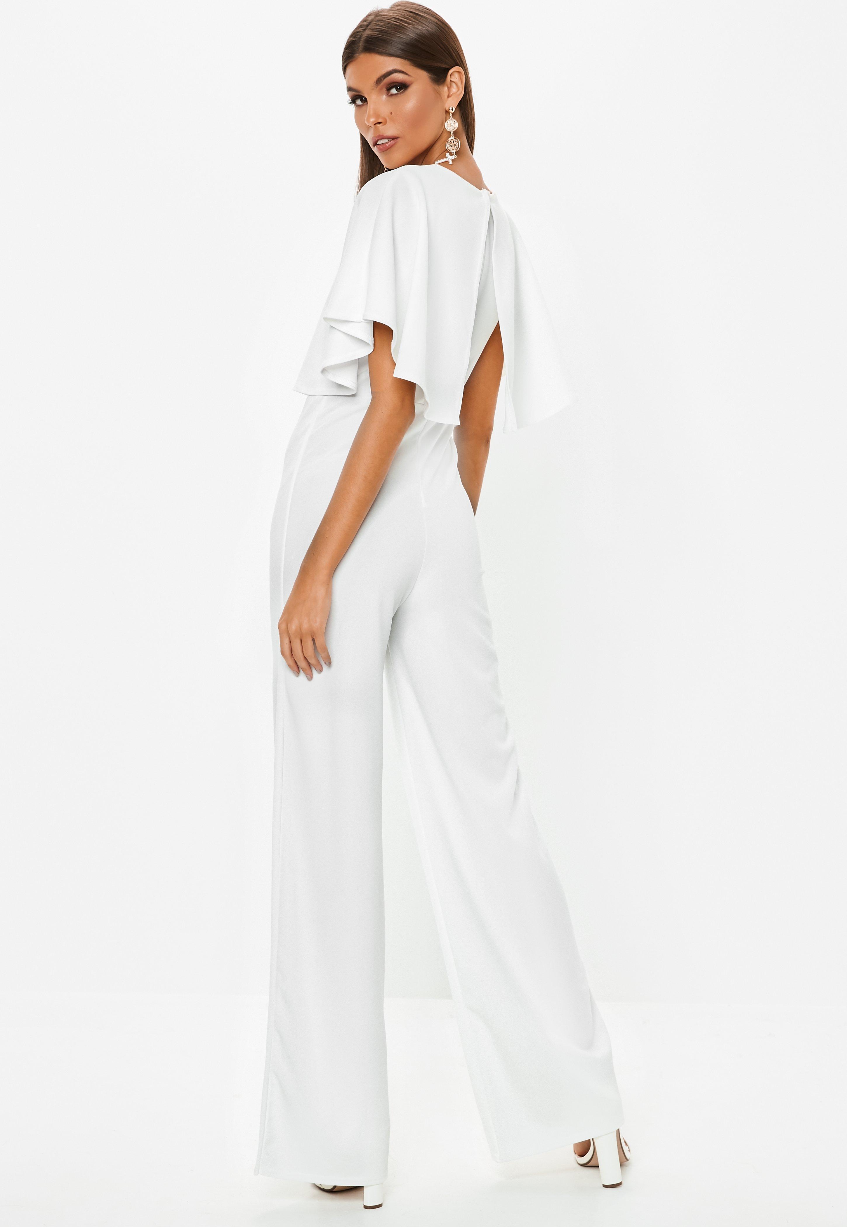 cape wide leg jumpsuit