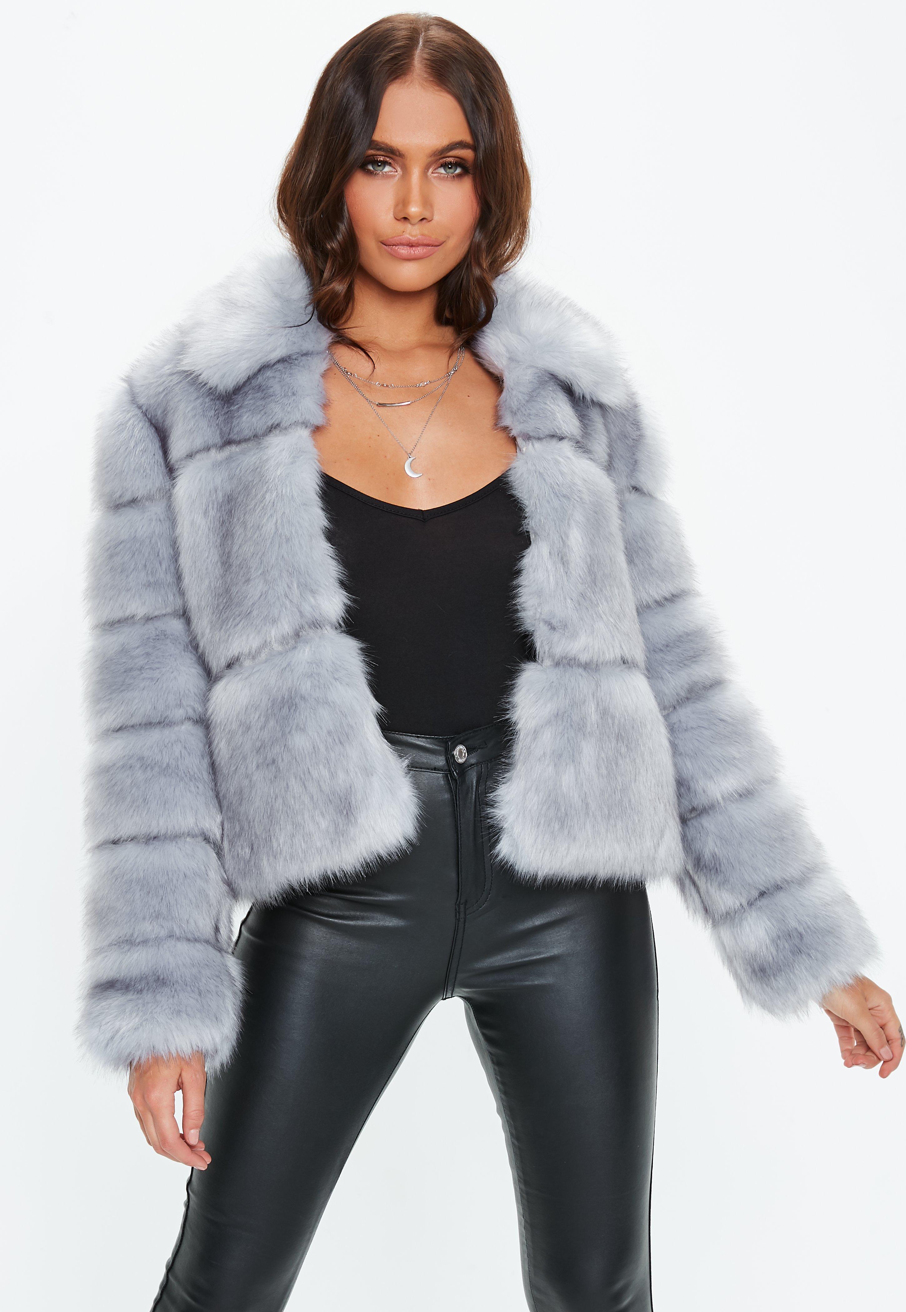 faux fur jacket womens