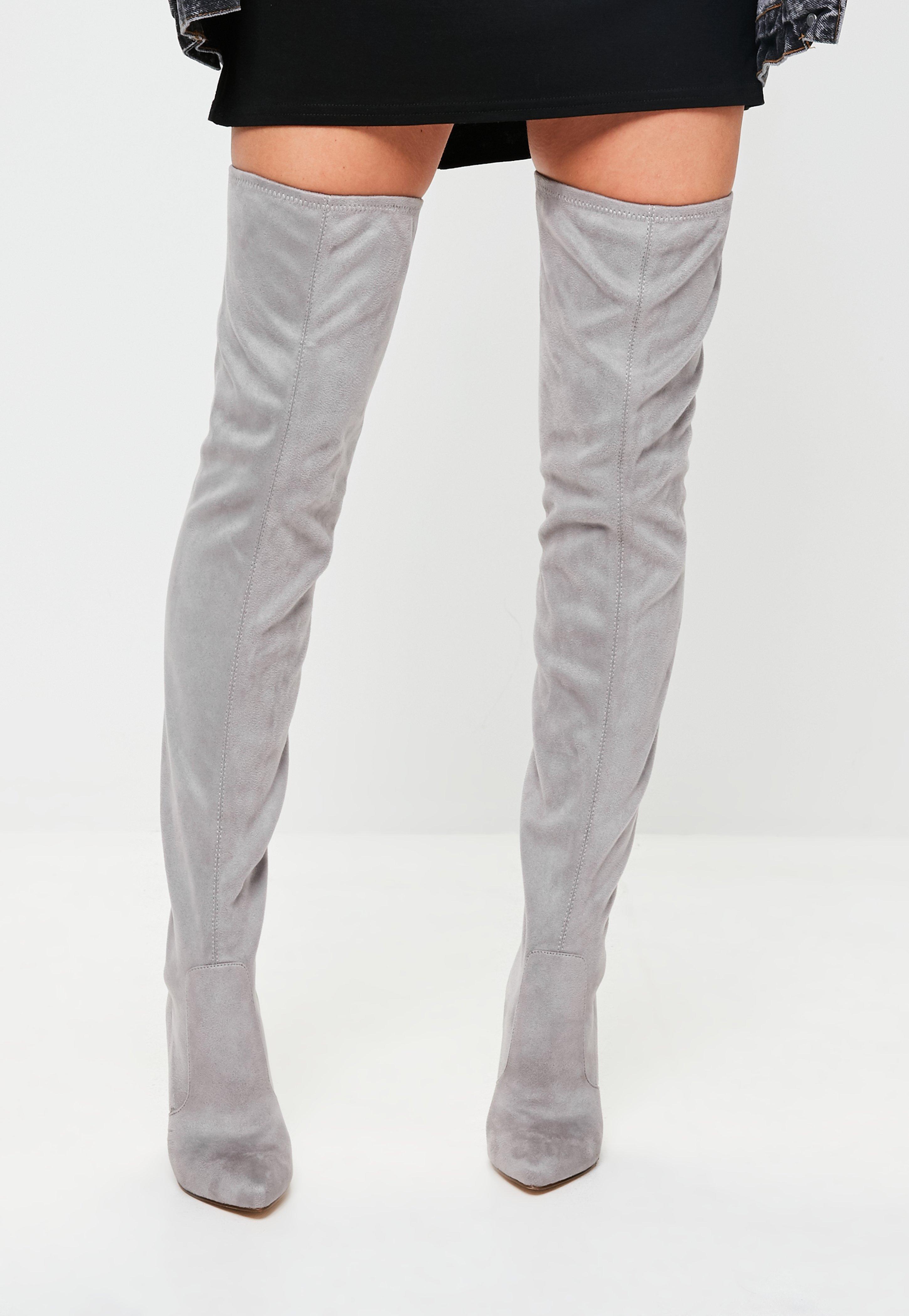 pointy over the knee boots