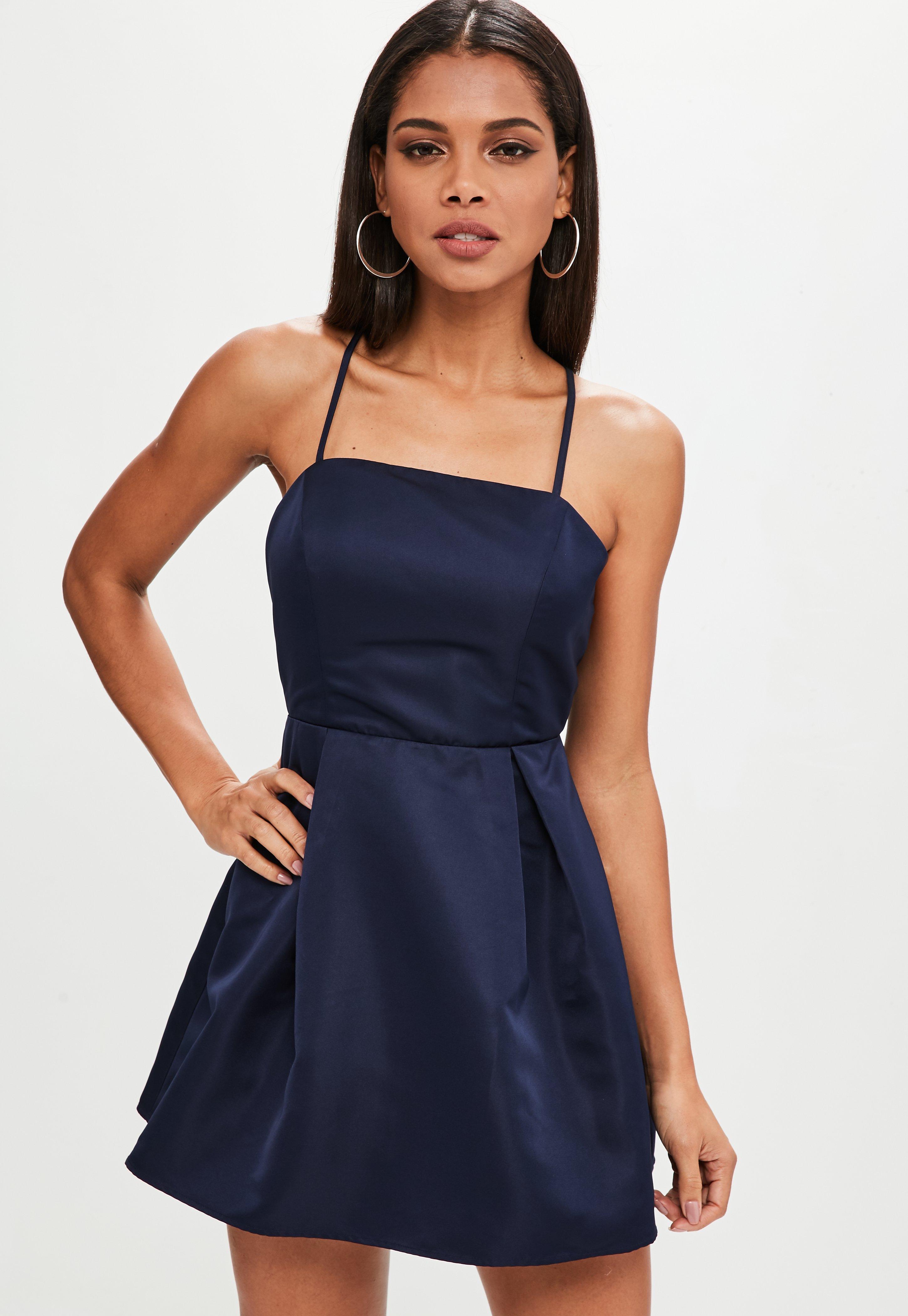 tie back skater dress